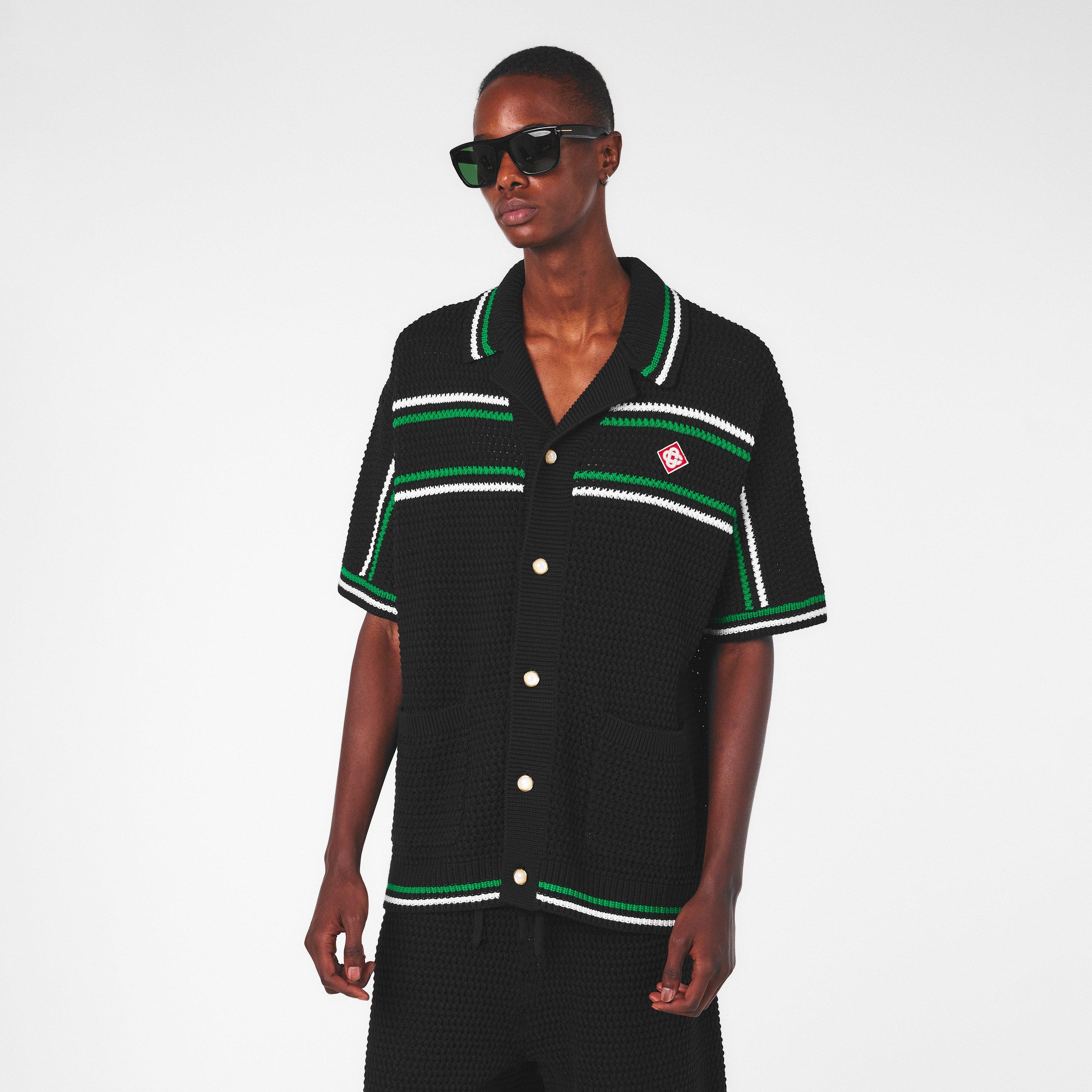 Black/Green - Casablanca - Men's Knitted Tops - 3