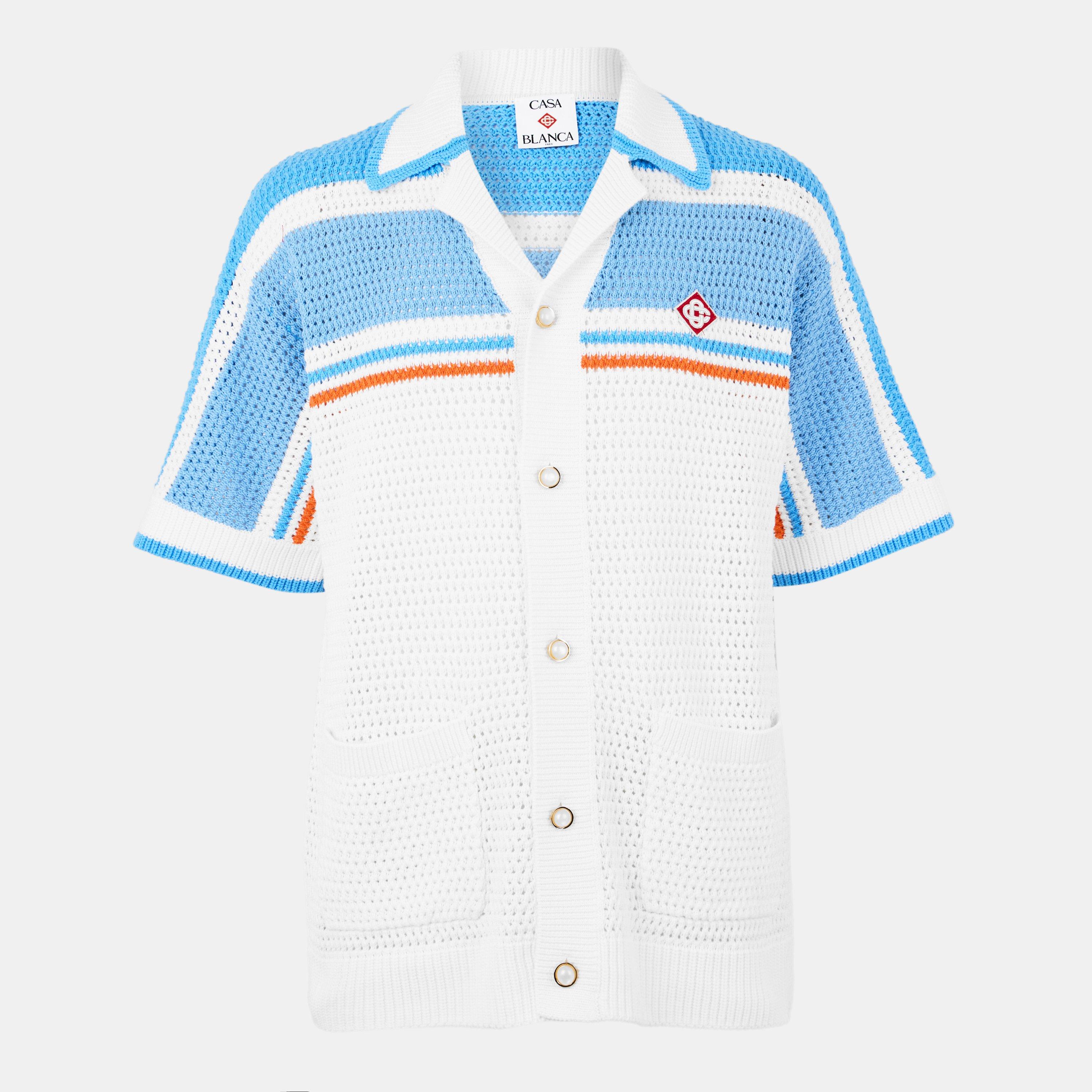 Casablanca Men's Knitted T-Shirt Top