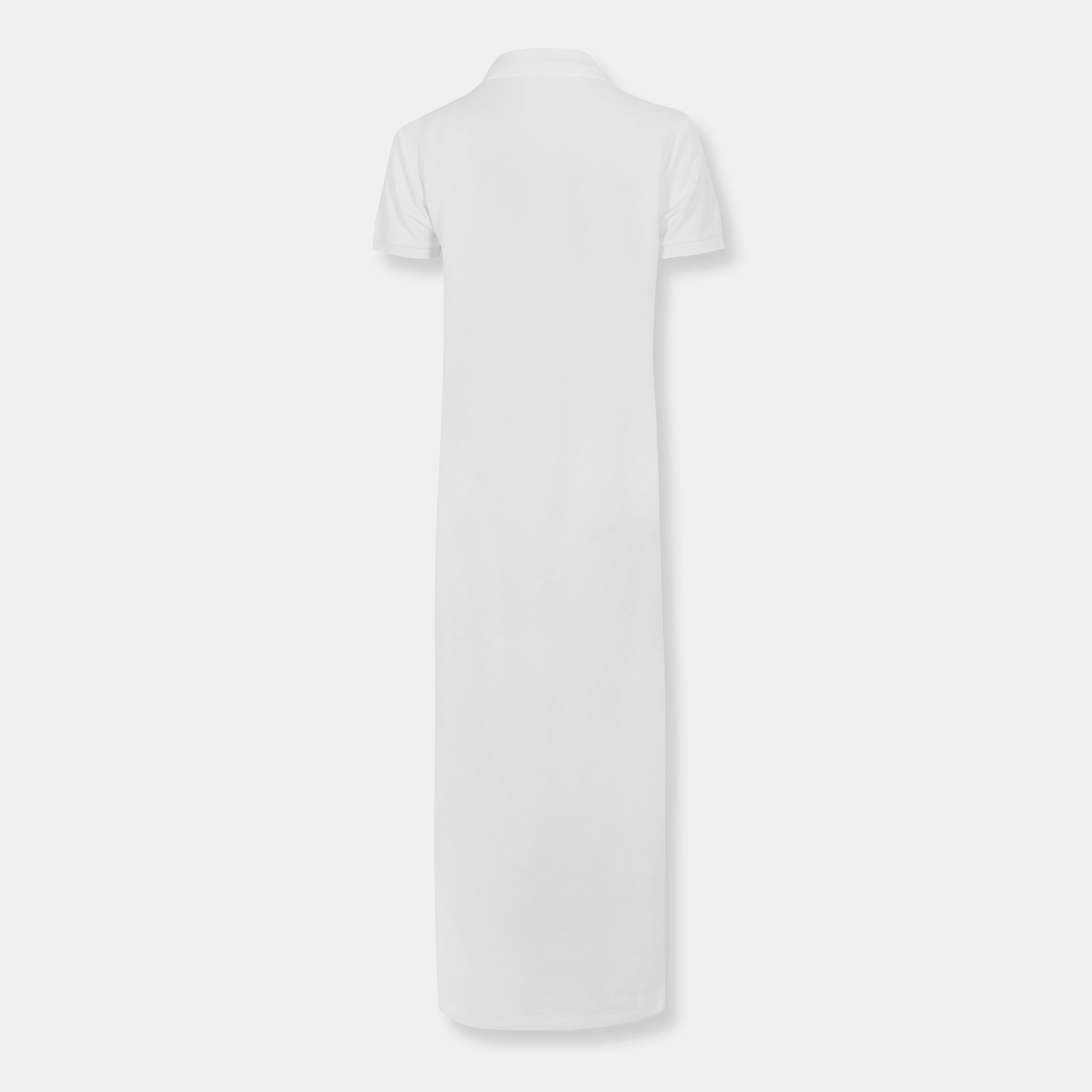 WHITE - Polo Ralph Lauren - Women's Stretch Cotton Sleeveless Polo Dress - 2