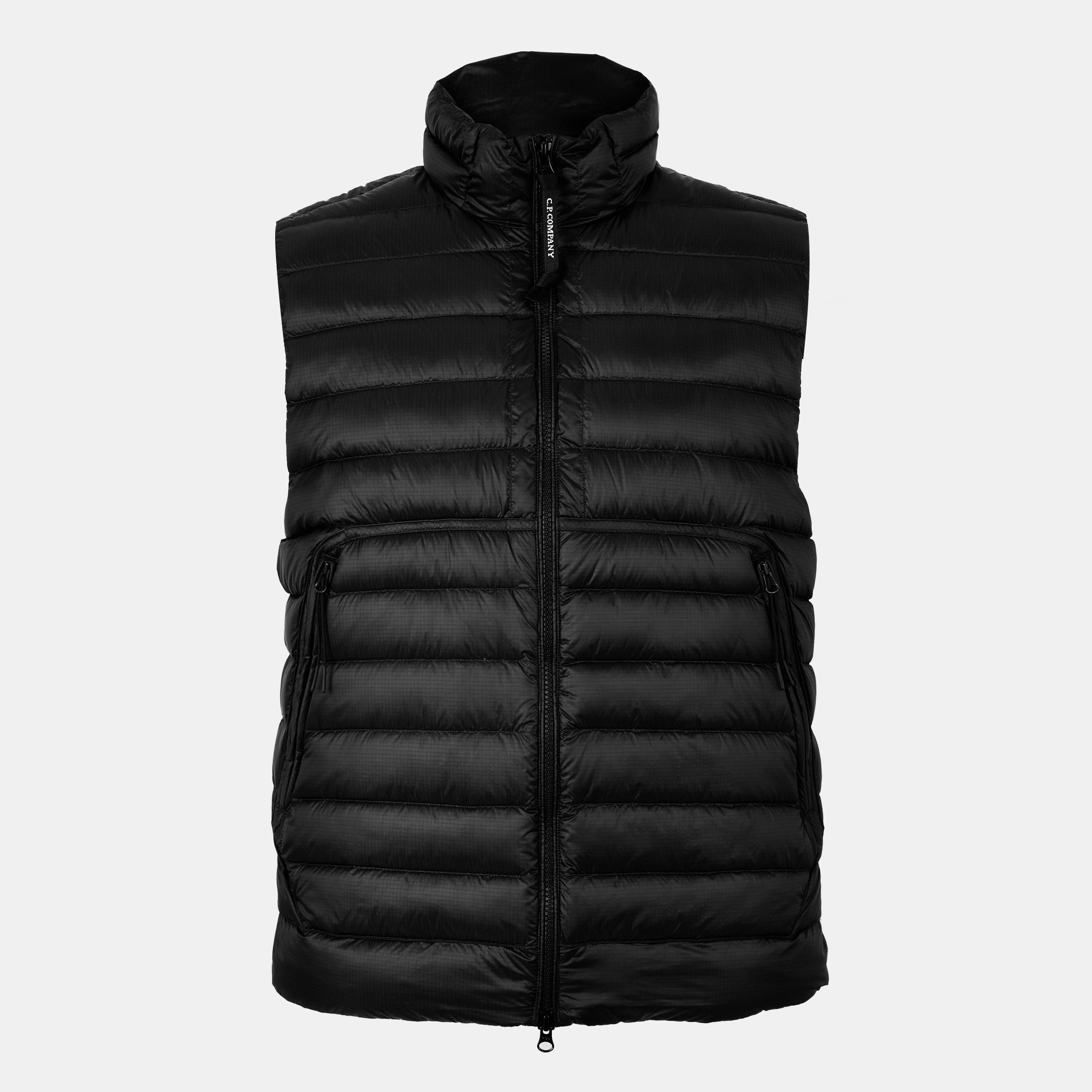 Black 999 - CP Company - Men's Weather-Resistant Sleeveless Gilet - 1