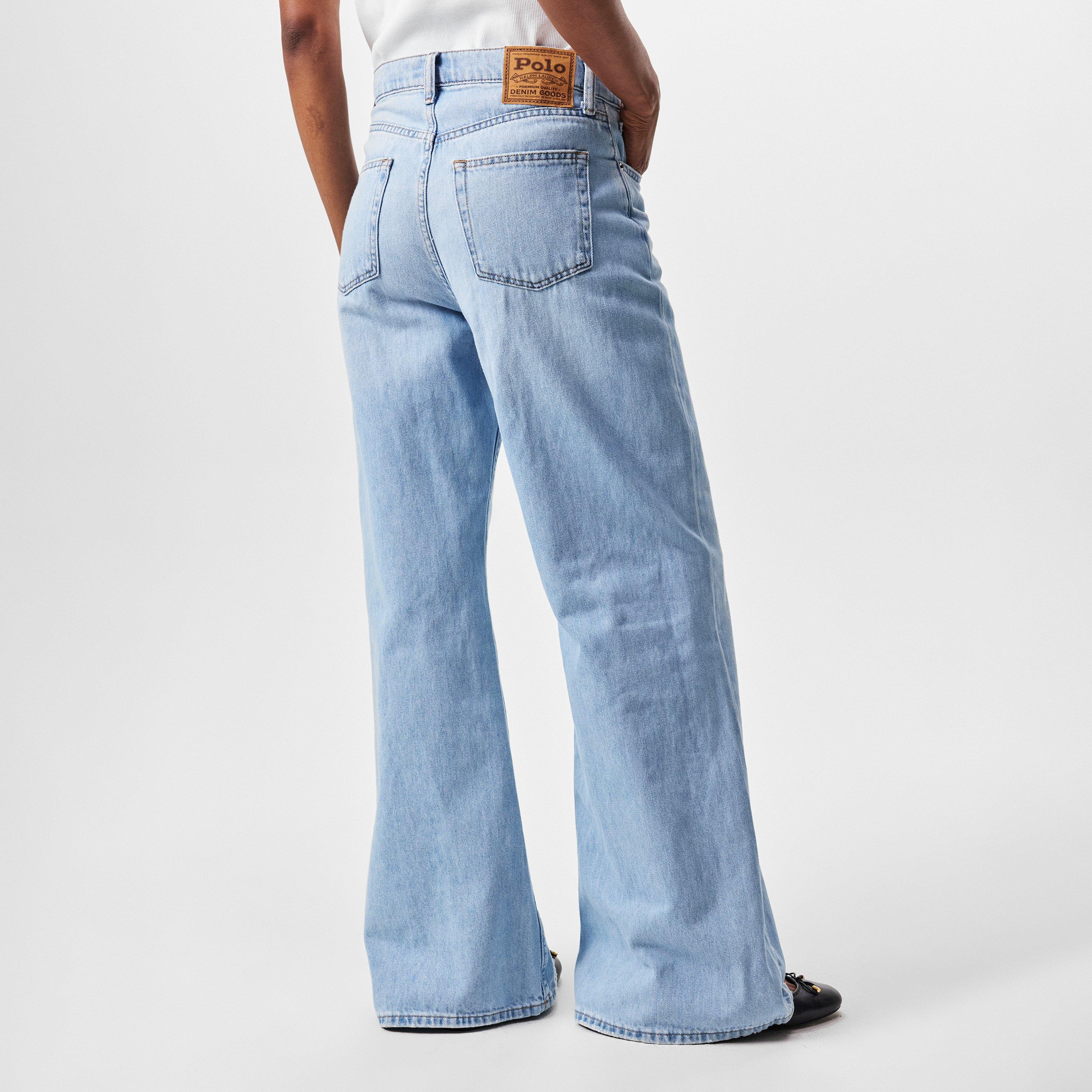 NOVERA WASH - Polo Ralph Lauren - Women's Wide Leg Jeans - 4