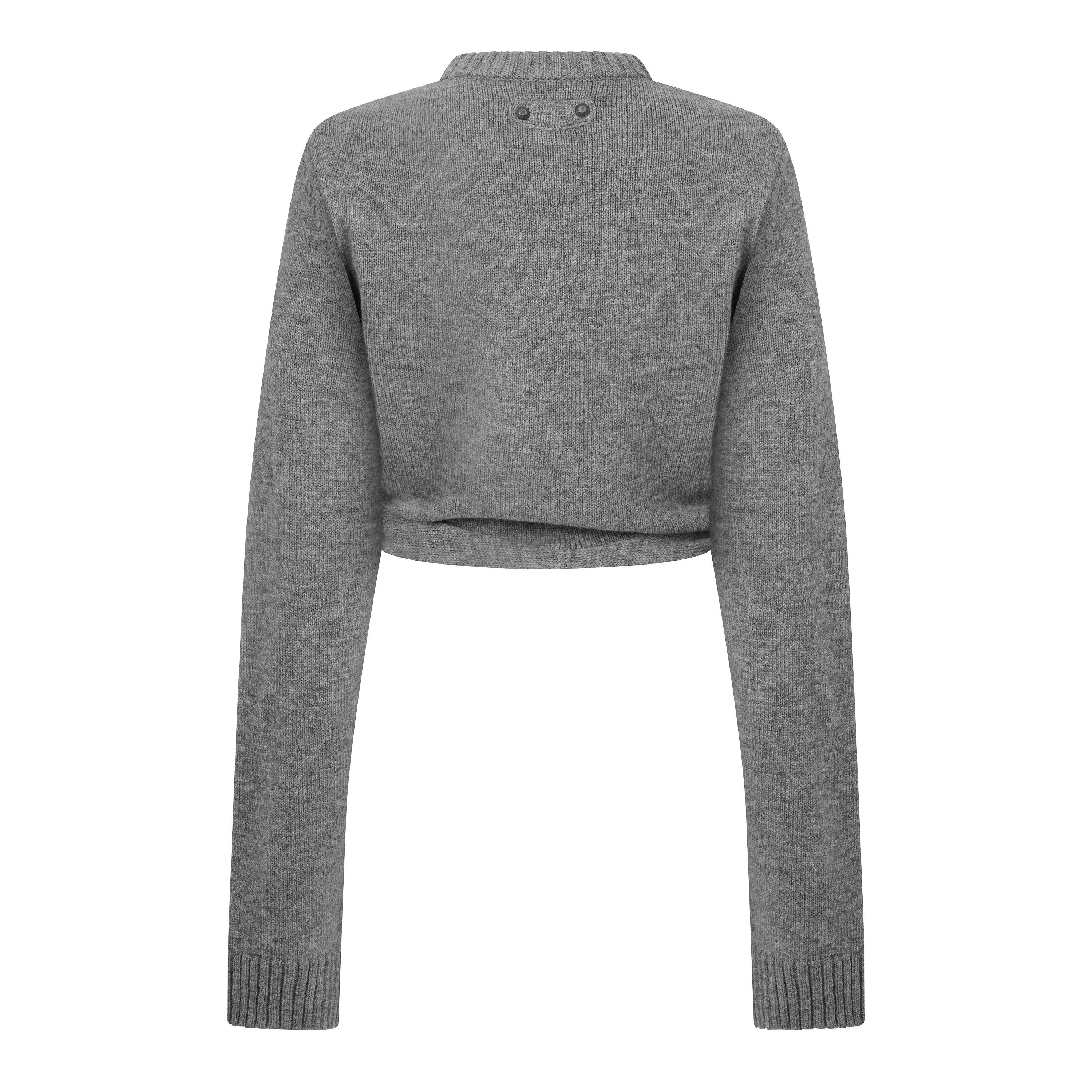 Grey - Balenciaga - Bal Crw Neck Twist J Ld64 - 2