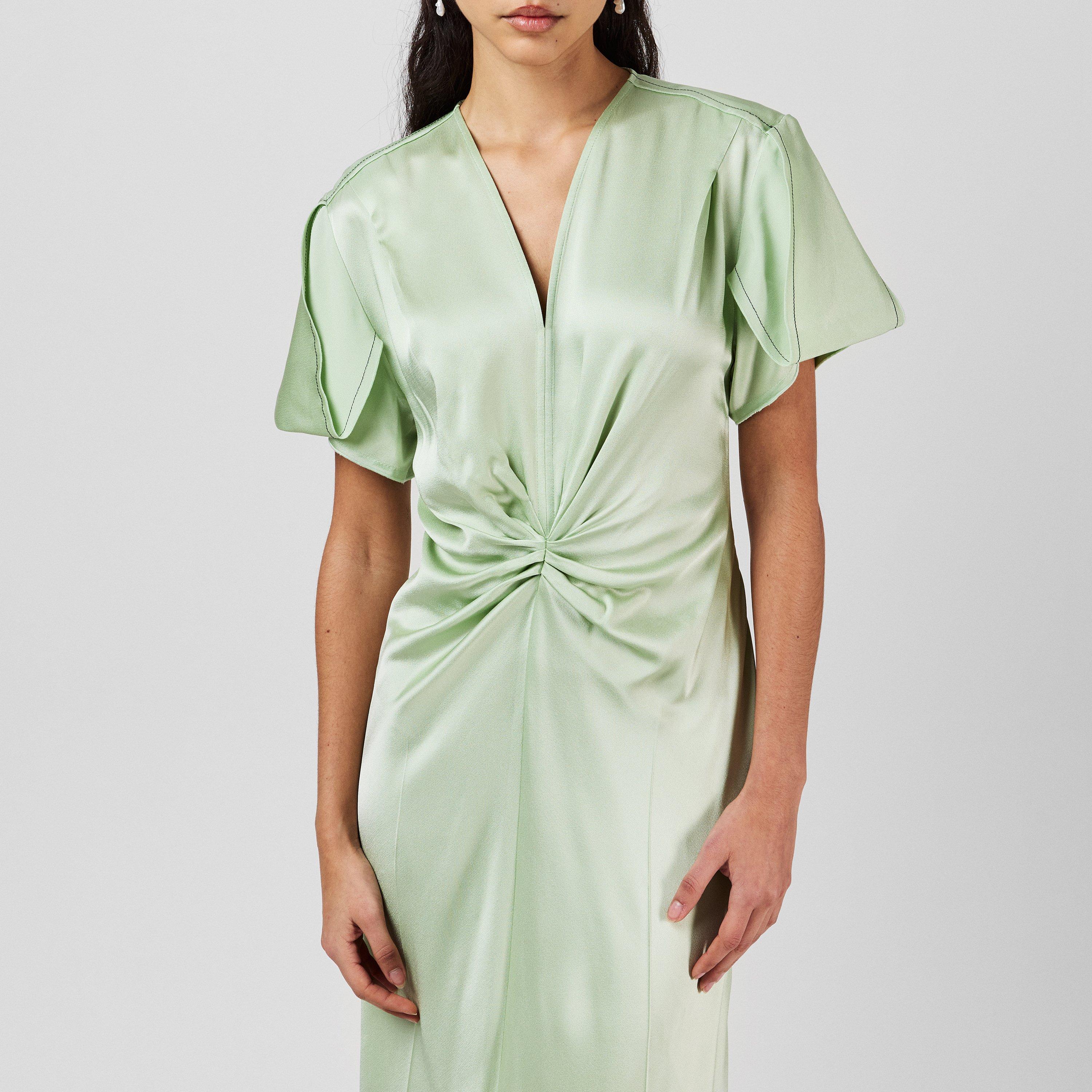 Jade - Victoria Beckham - Women's V-Neck Maxi Dress - 4