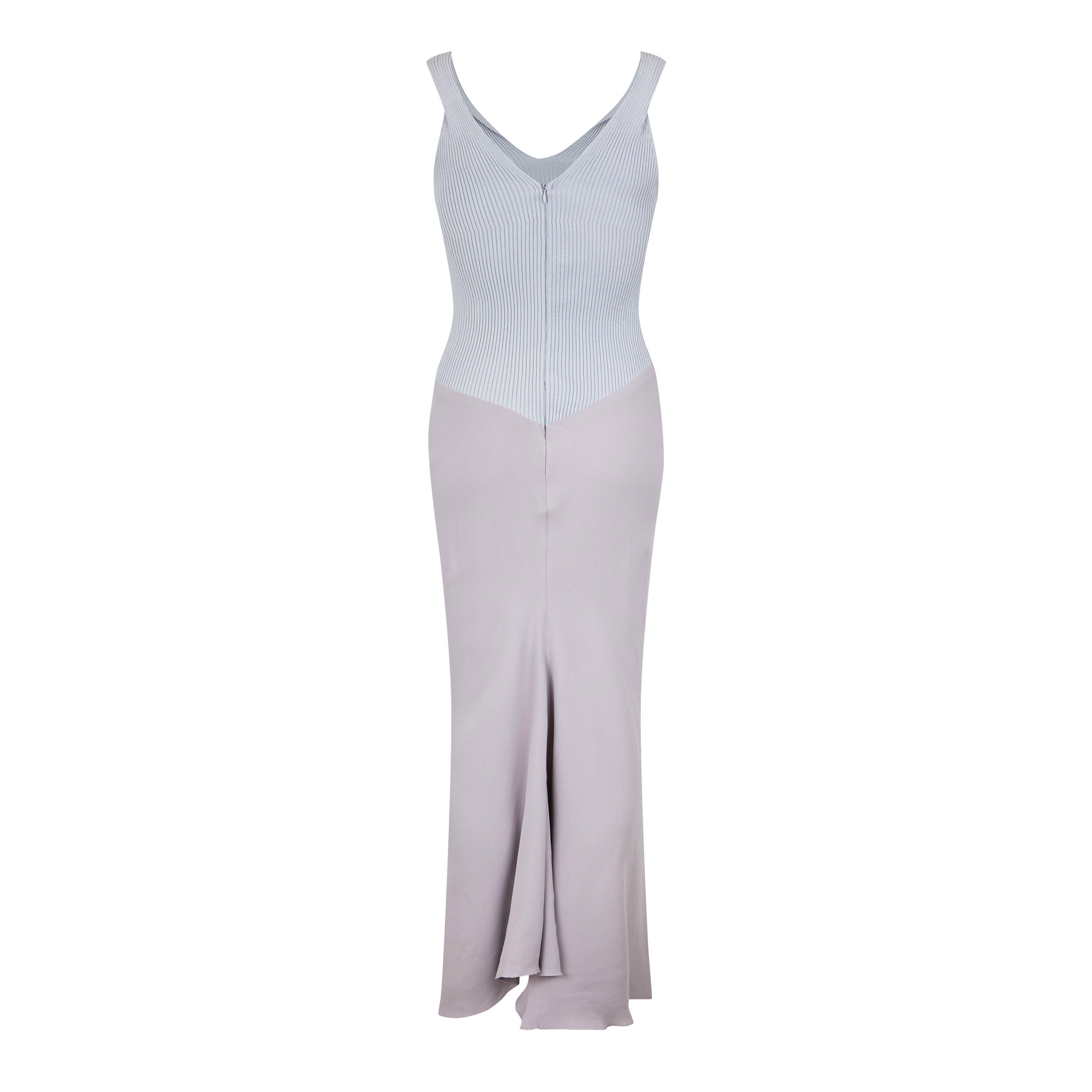 Heather - Victoria Beckham - Women's Knitted Detail Twisted Maxi Dress - 6