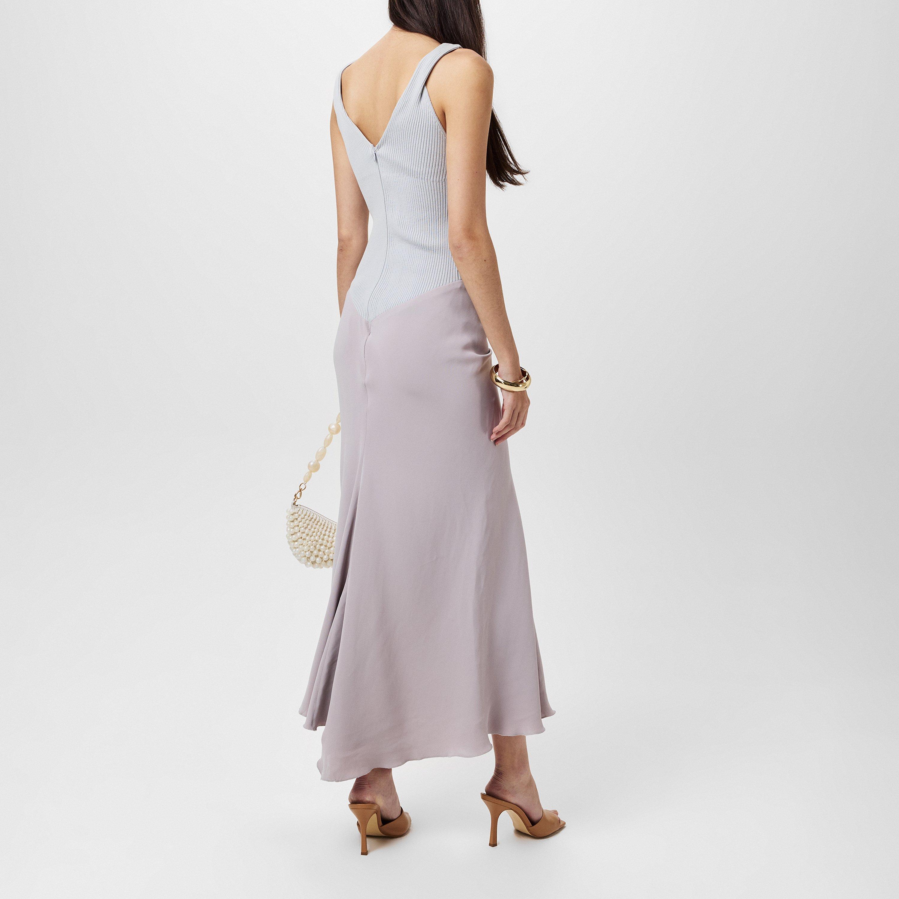 Heather - Victoria Beckham - Women's Knitted Detail Twisted Maxi Dress - 3