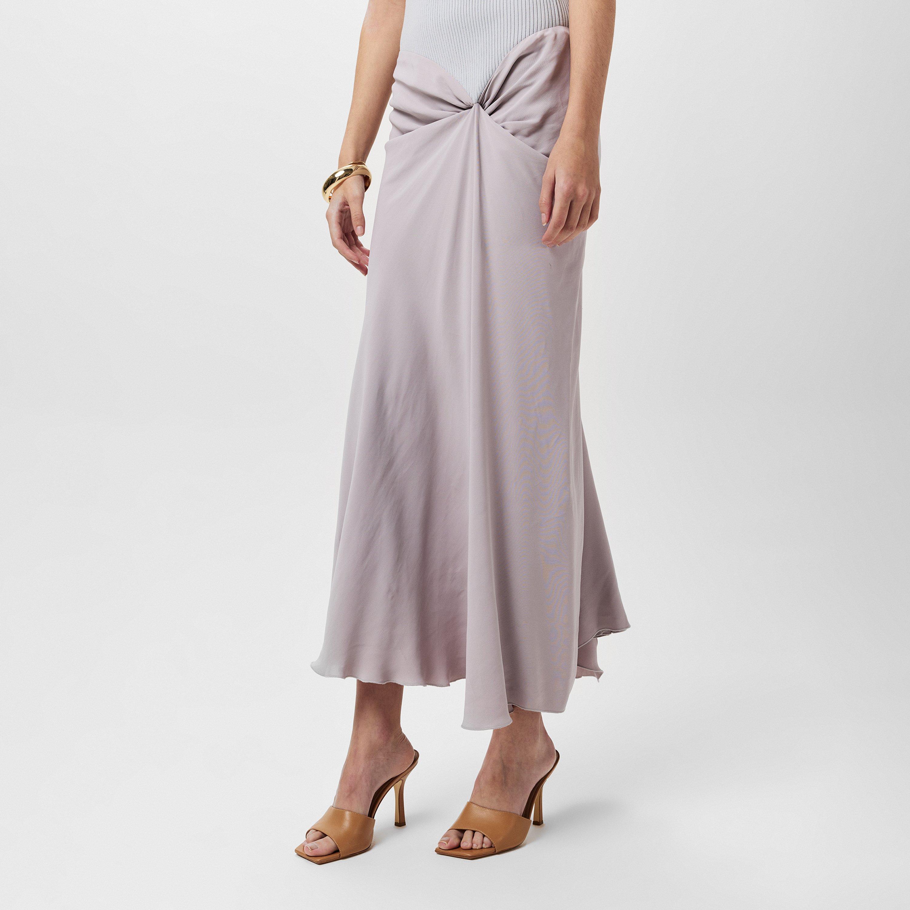 Heather - Victoria Beckham - Women's Knitted Detail Twisted Maxi Dress - 4