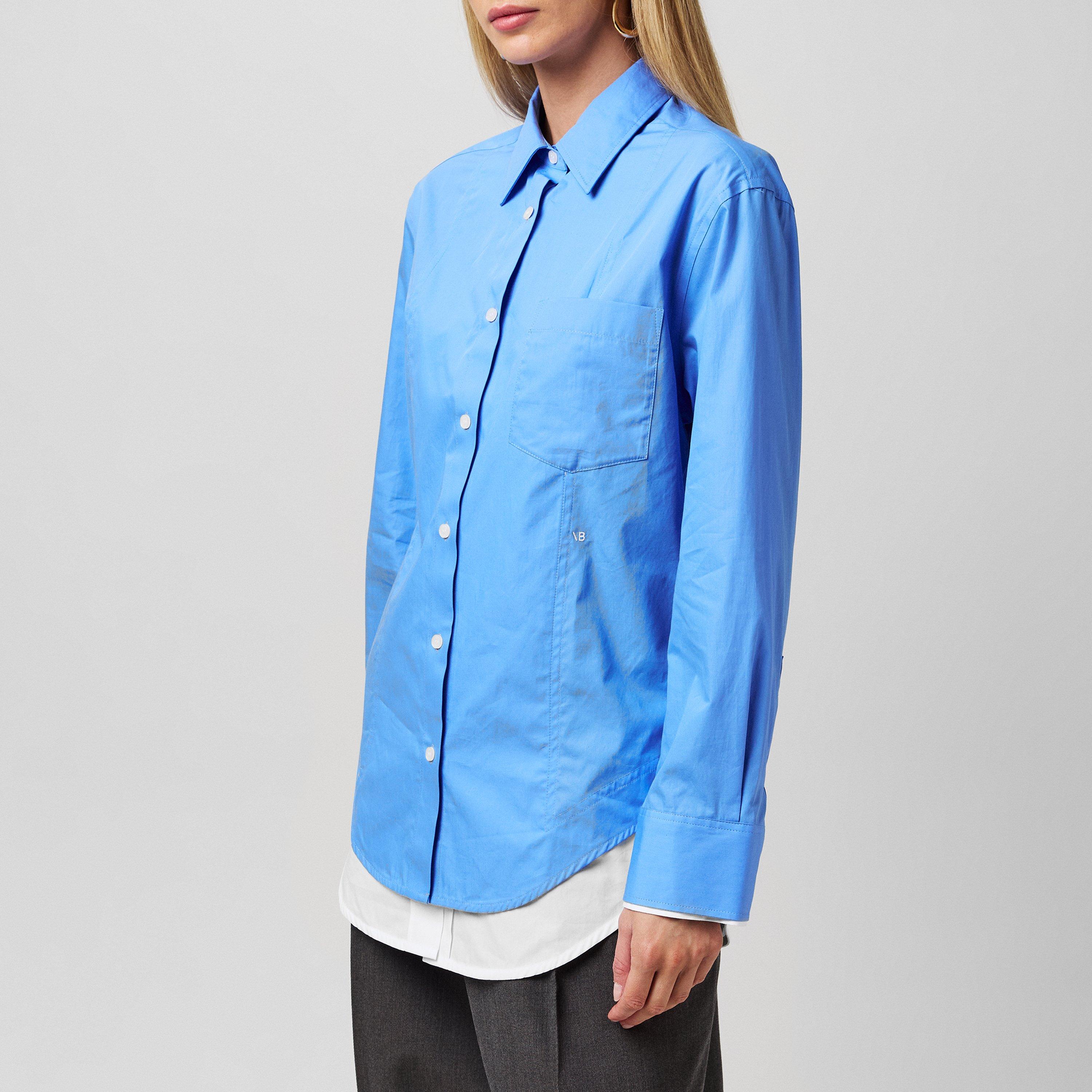 Oxford Blue - Victoria Beckham - Layer Shirt - 2