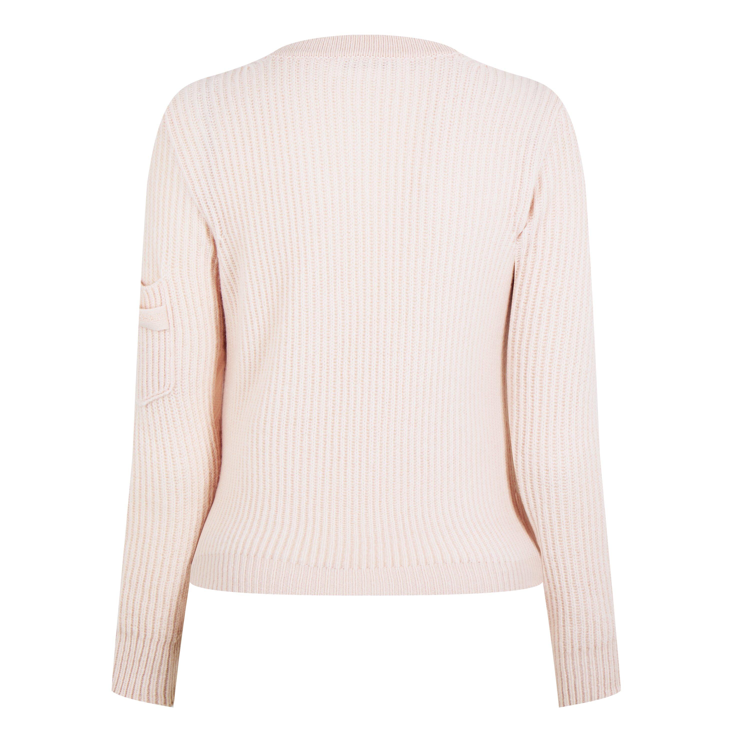 Pale Peach - Victoria Beckham - Women's Crew Neck Jumper - 6