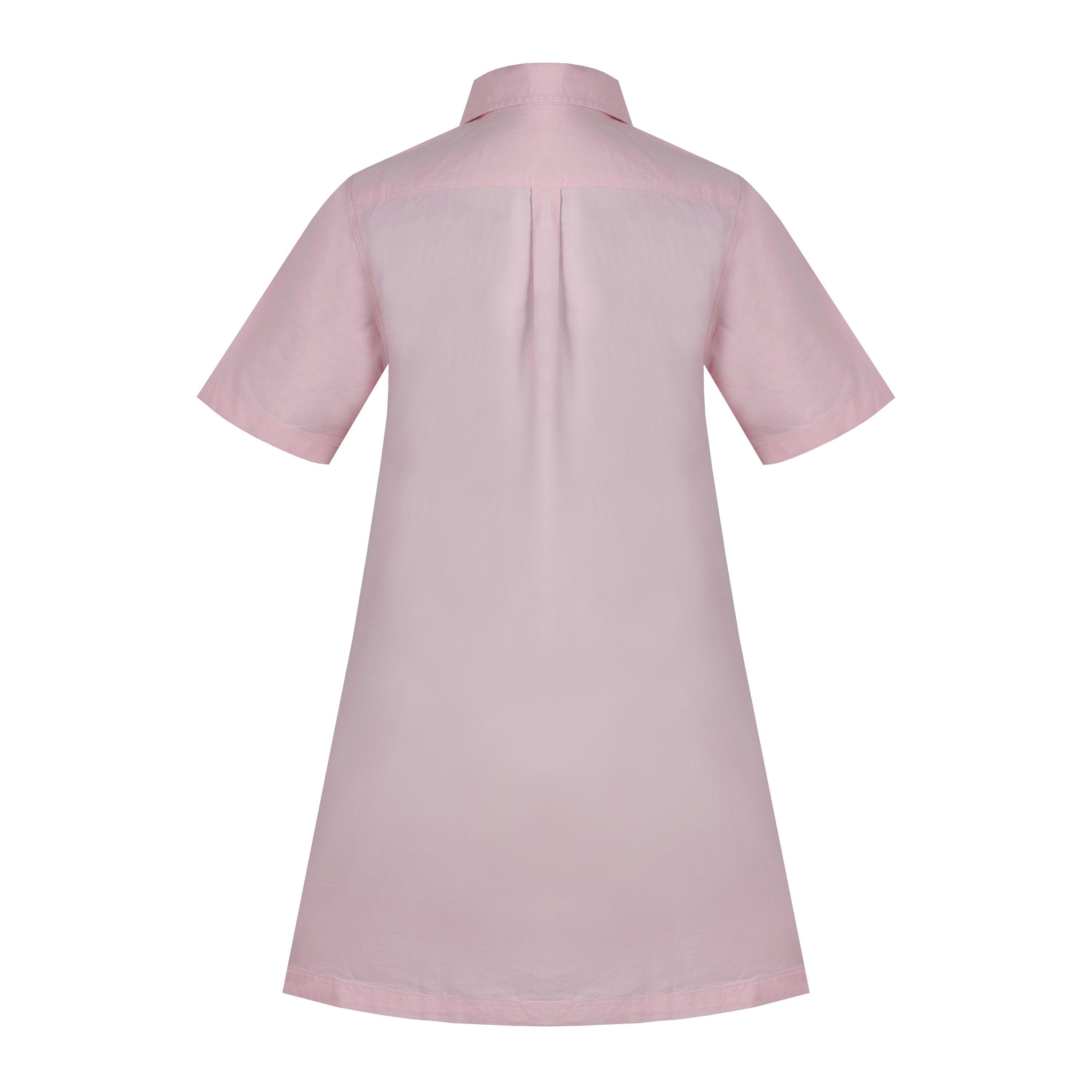 Pink - Miso - Women's Oxford Day Shirt Dress - 3
