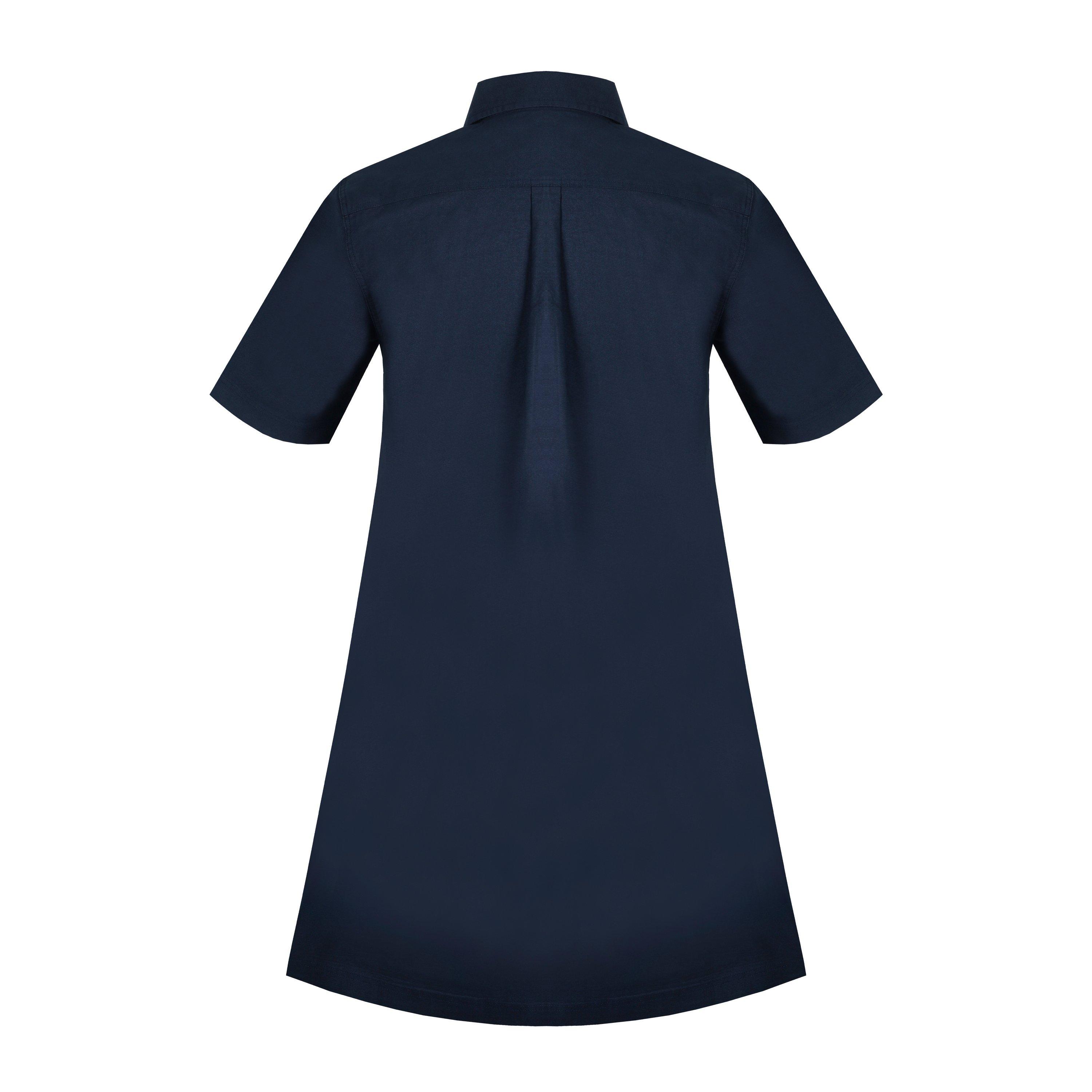 Navy - Miso - Oxford Day Shirt Dress - 3