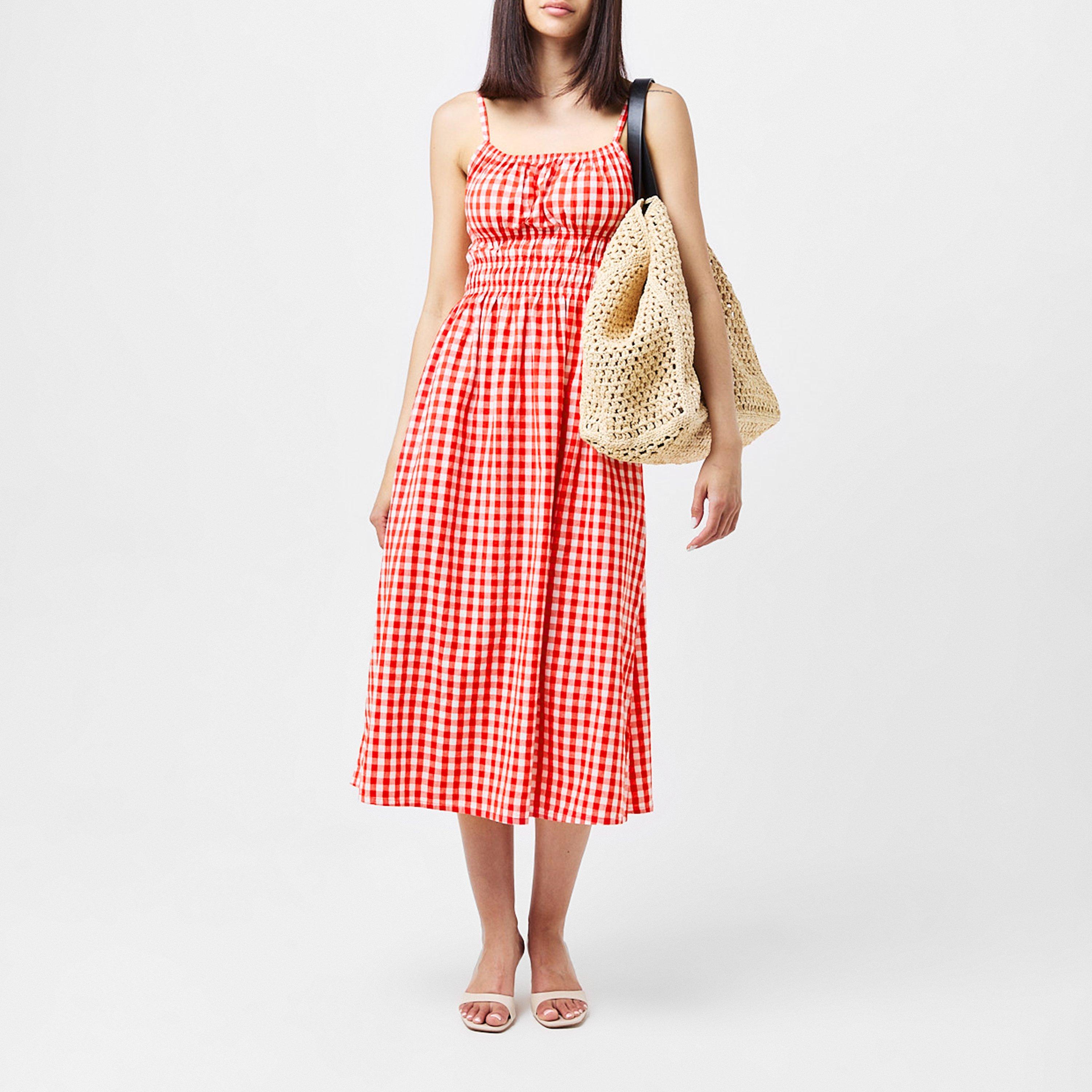 Rood/Wit - Miso - Midi Skirt - 6