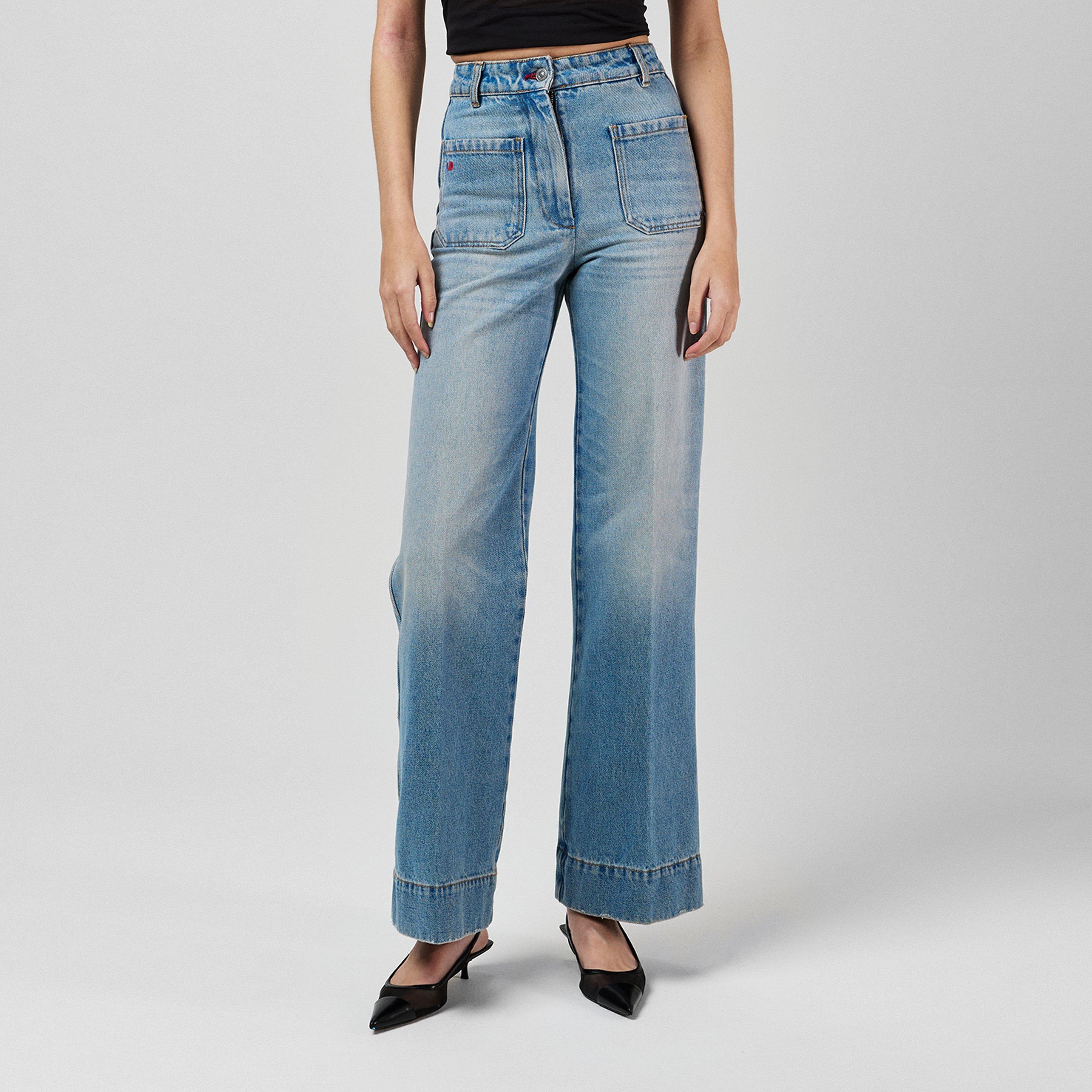 Pale Blue Wash - Victoria Beckham - Alina Jeans - 3