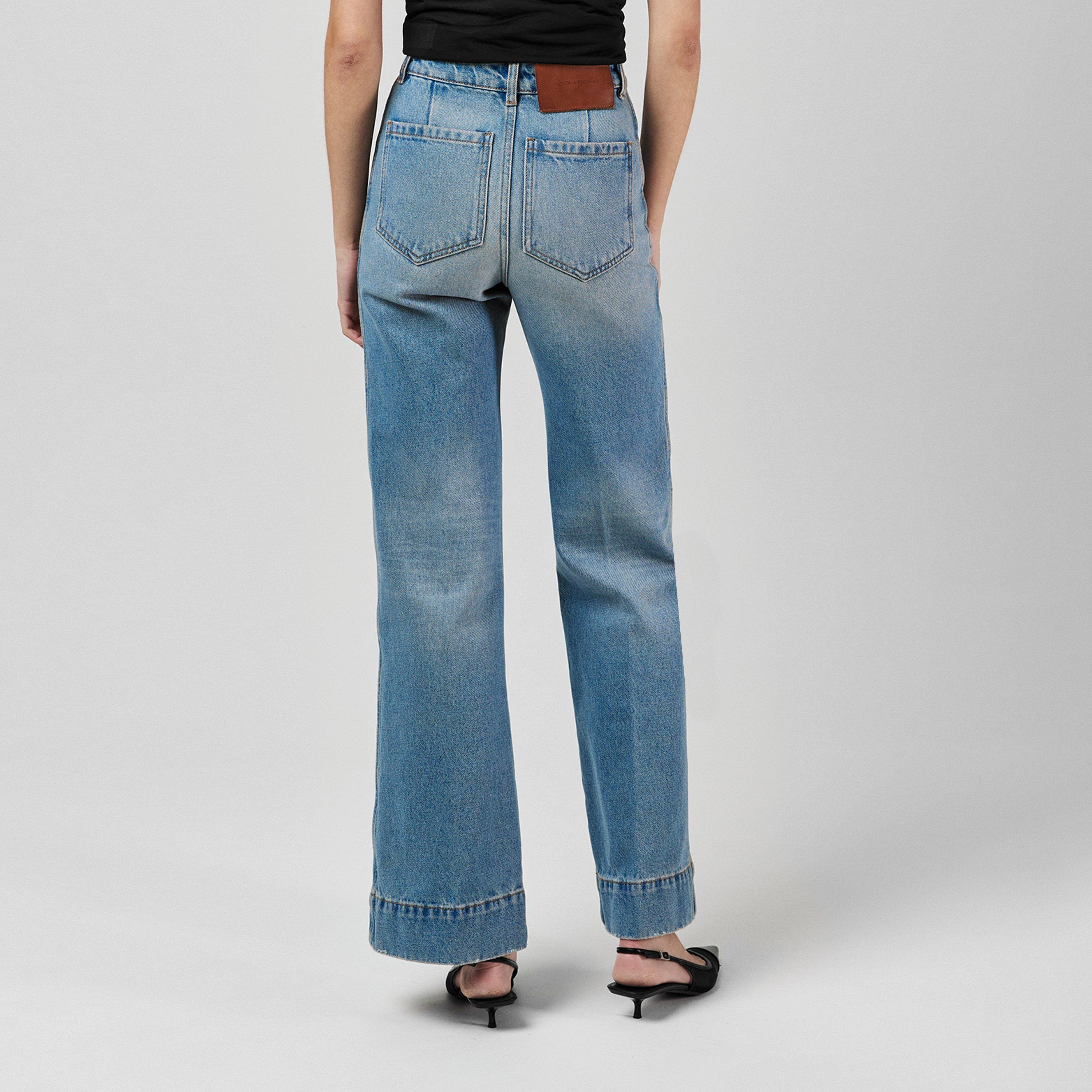 Pale Blue Wash - Victoria Beckham - Alina Jeans - 4