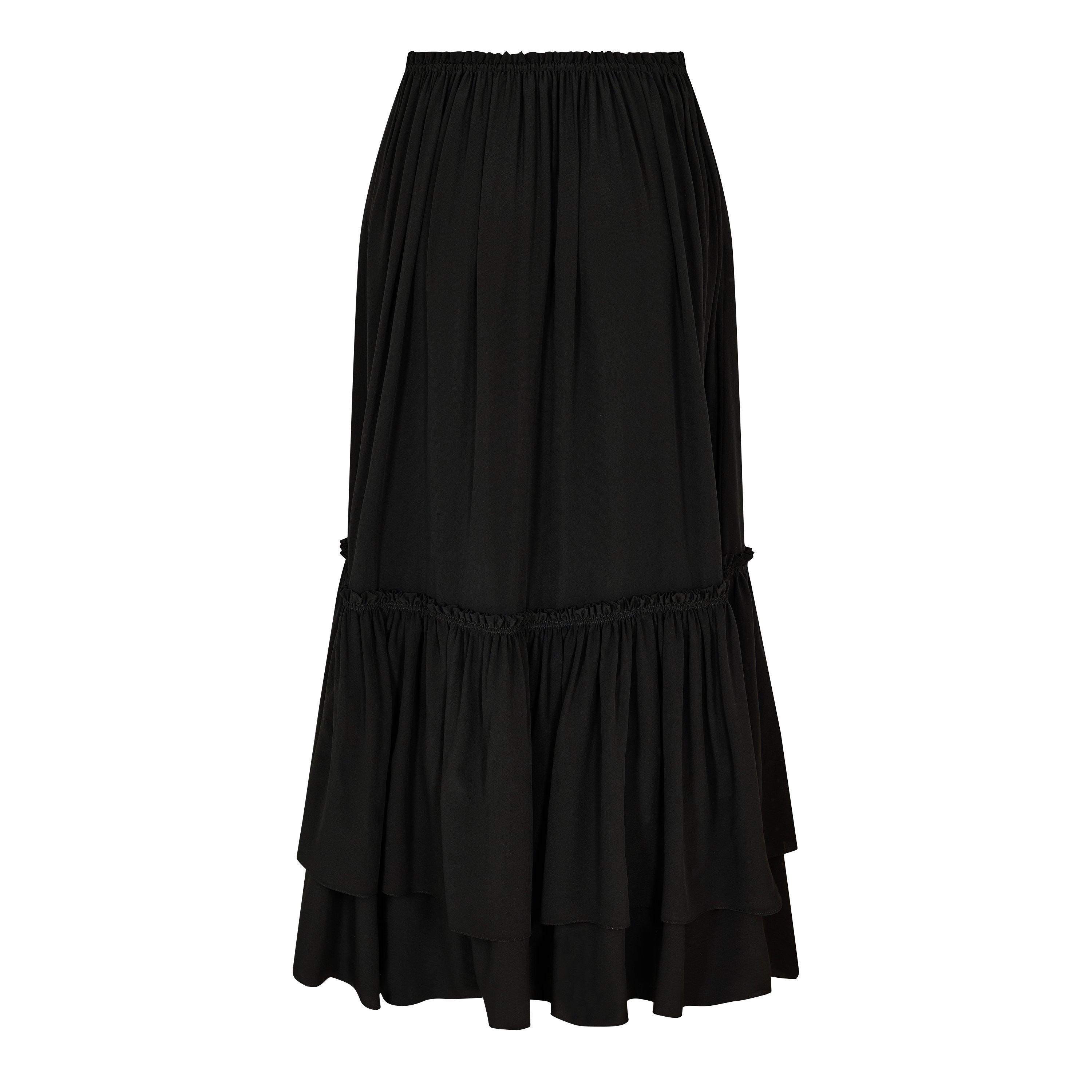 Black - Chloe - Chloe Tier Skirt Ld62 - 2