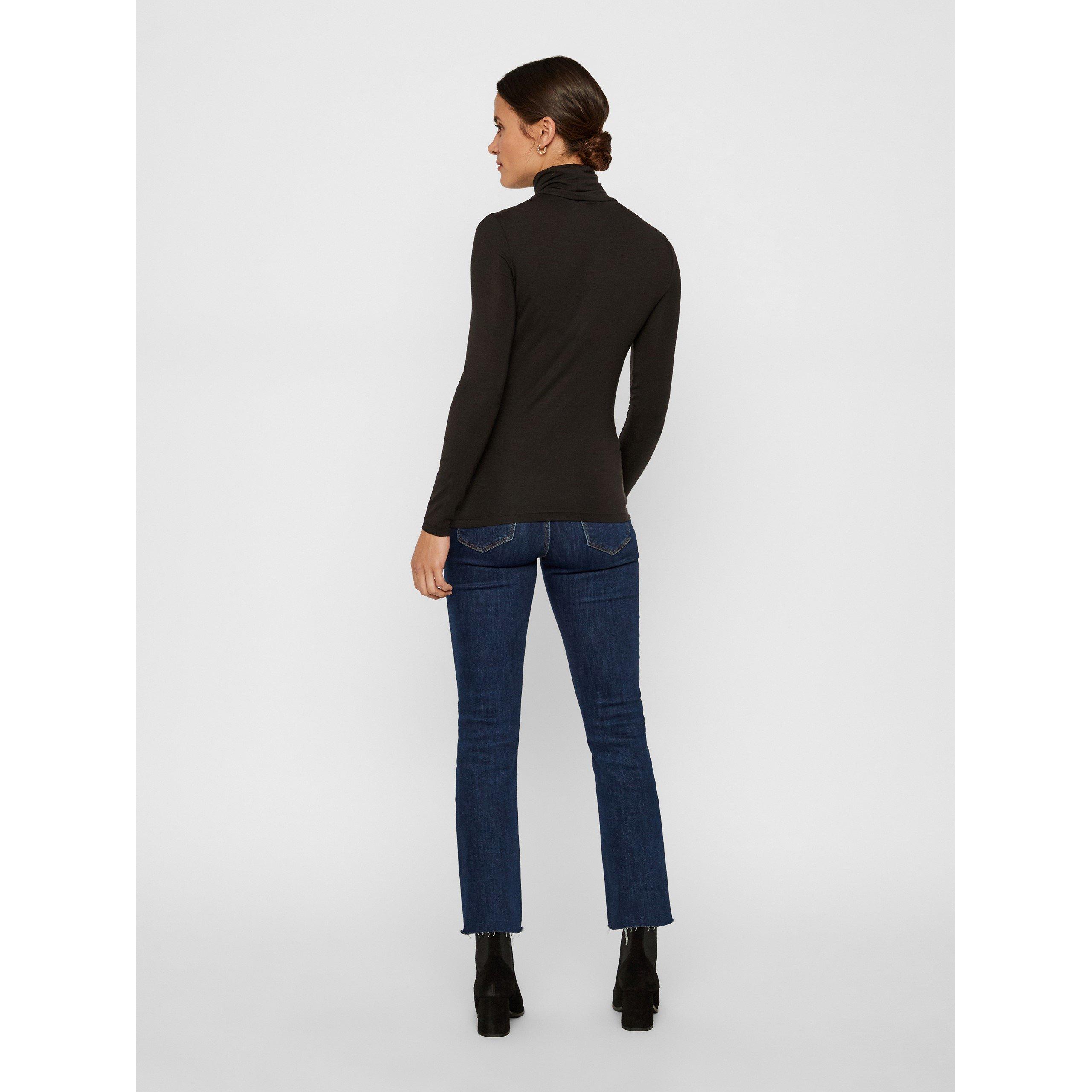 Black - Vero Moda - Women's Crew Neck Jumper - 3