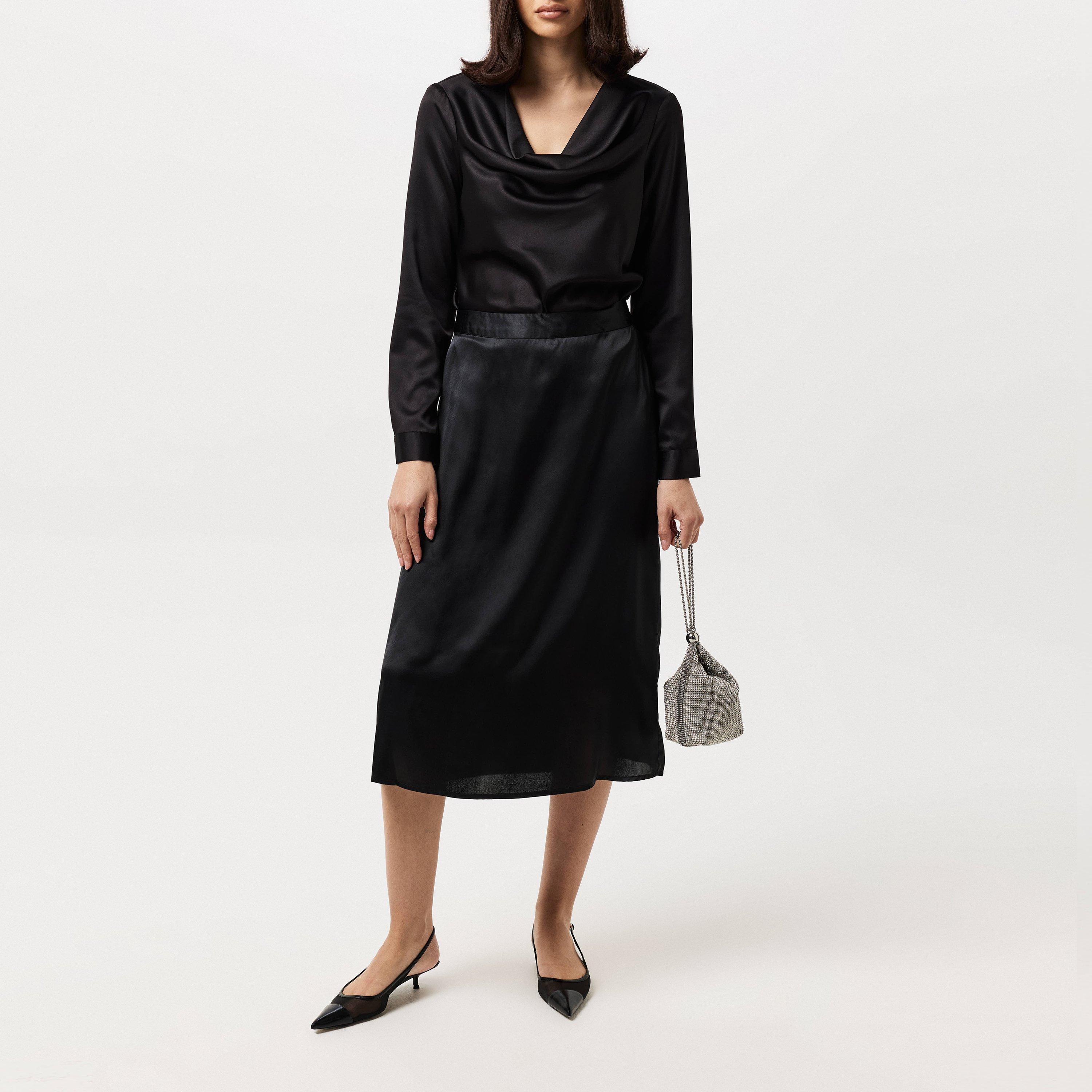 Black - Vero Moda - Women's Midi Skirt - 6