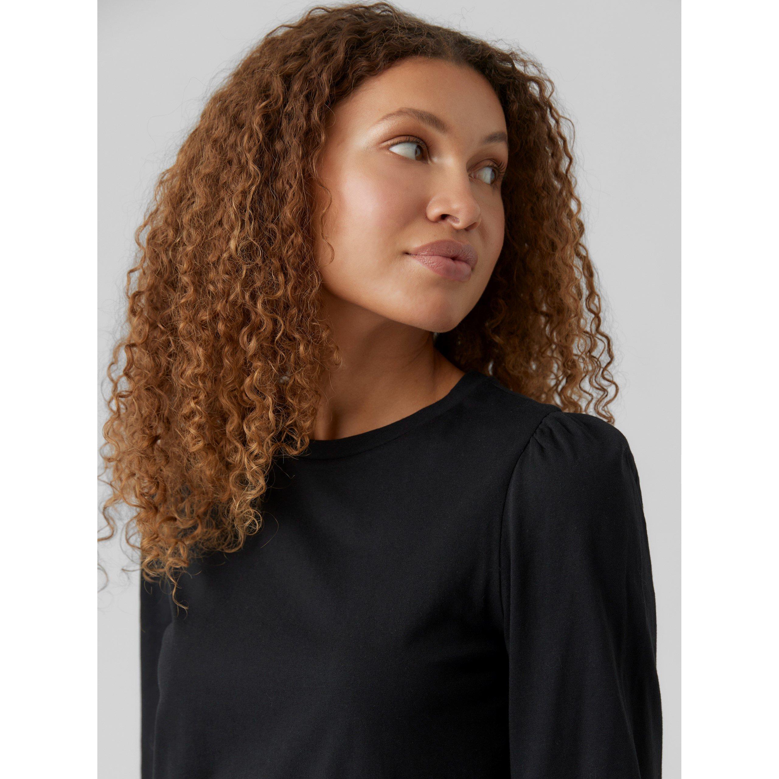 Nero - Vero Moda - Long Sleeve Cuffed Top - 3
