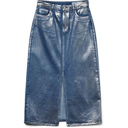 Vero Moda VM Coated Denim Skirt