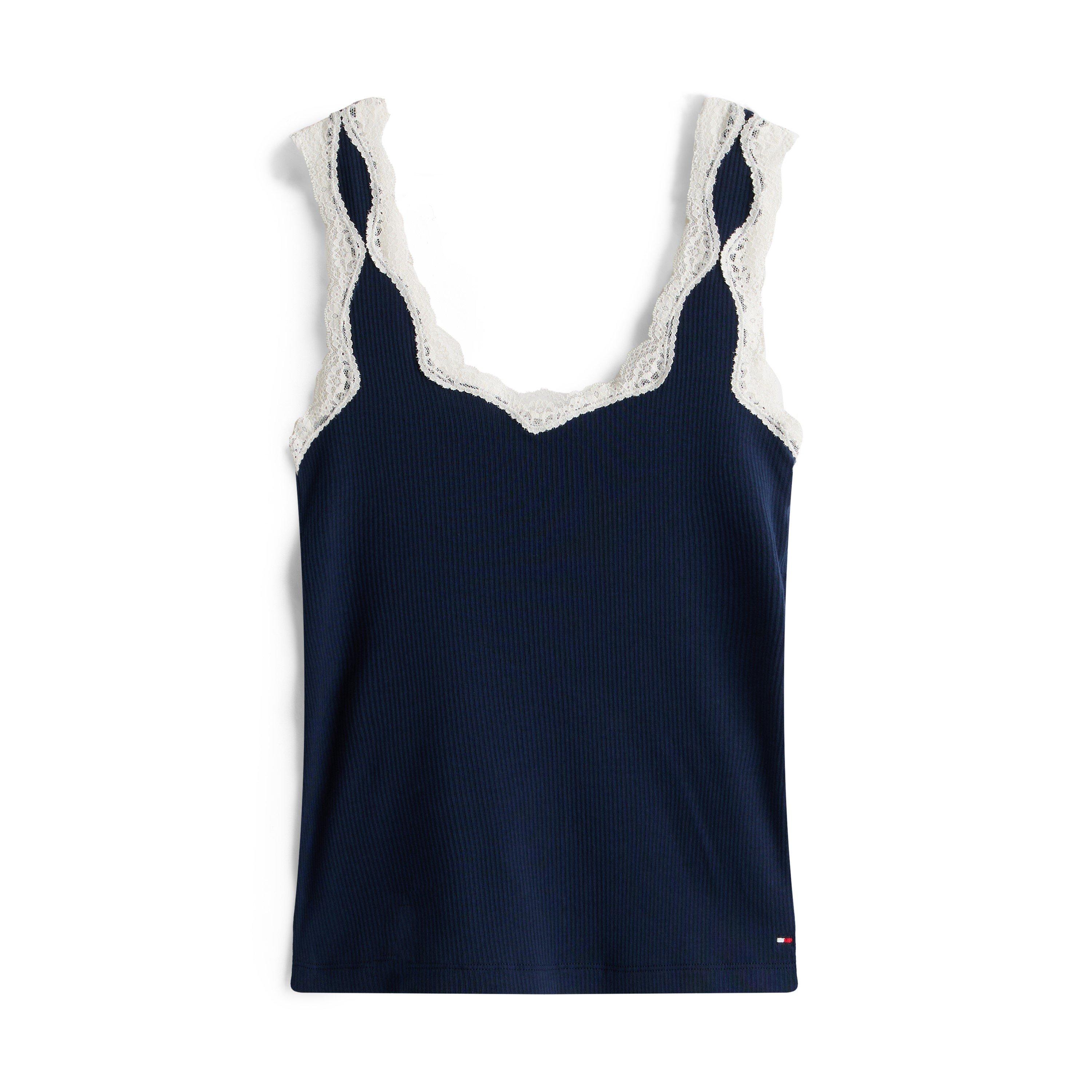 Dark Night Navy - Tommy Hilfiger - THB Lace Cami PJ Set Ld61 - 2