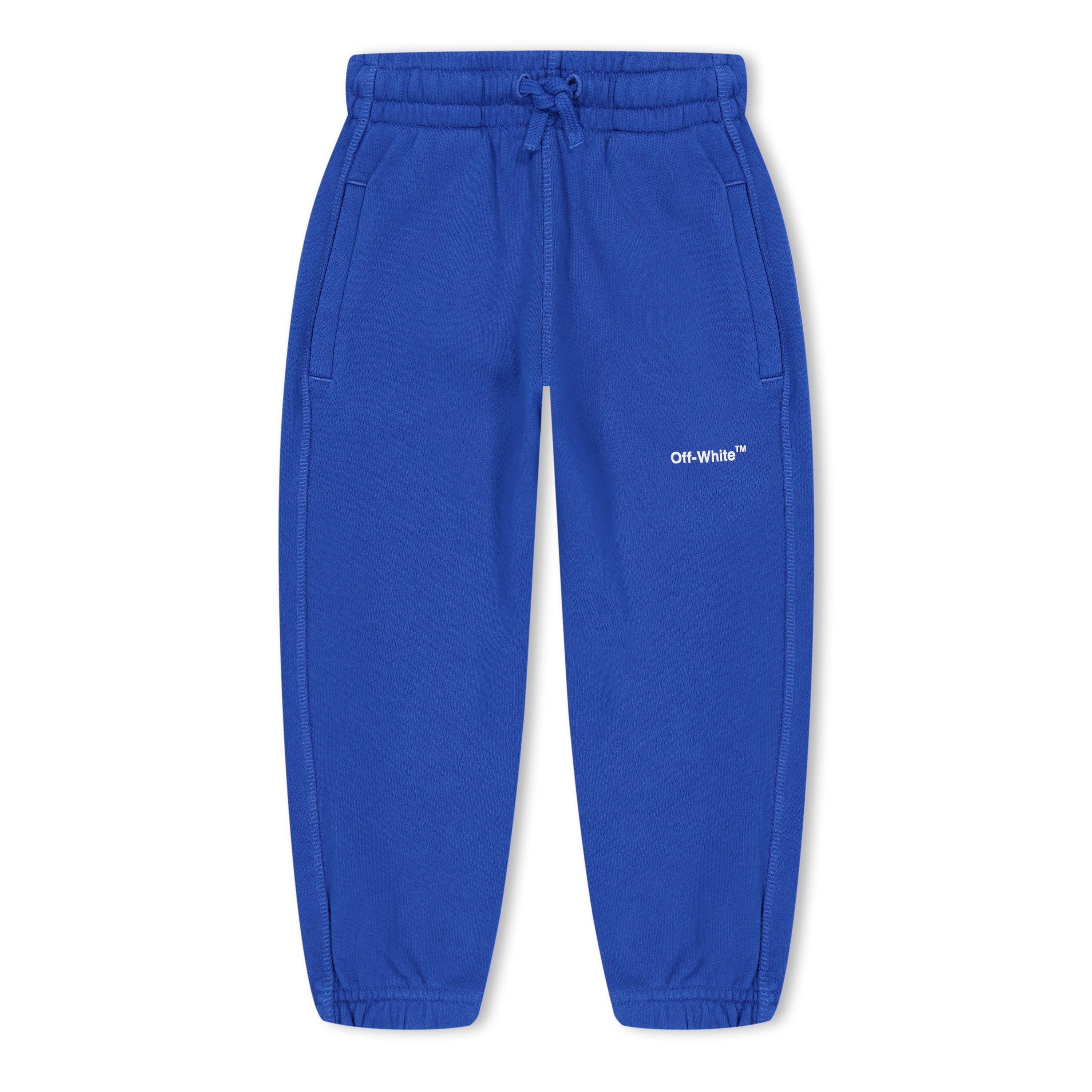 Multi - Off White - Kids Fleece Joggers, Fleece Fabric - 1