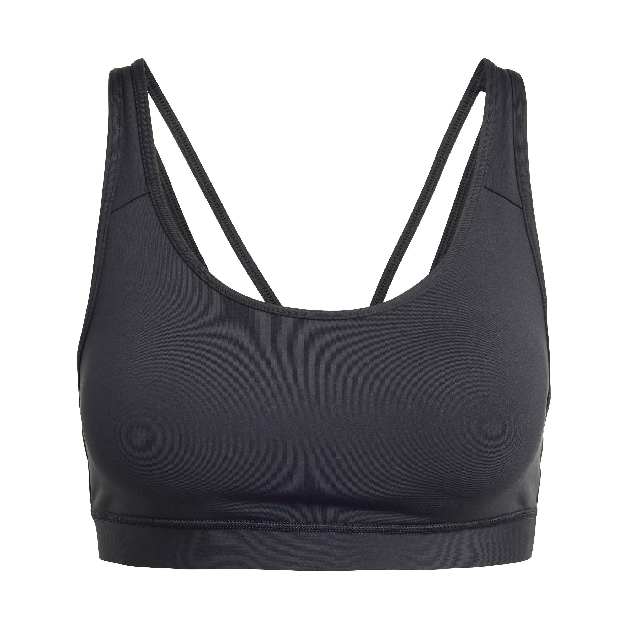 Black - adidas - Women's Medium Impact Non Wired Sports Bra - 1