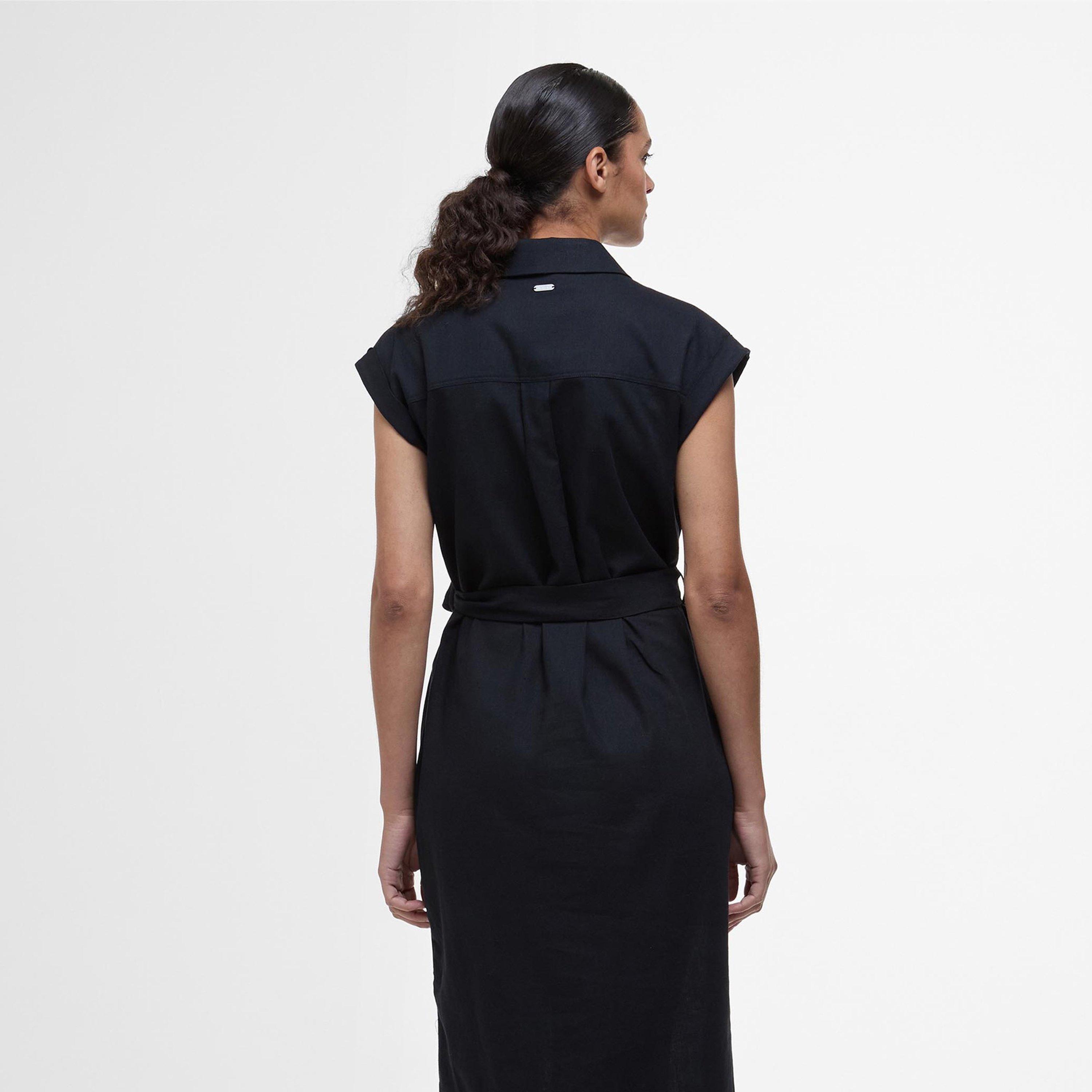 Black - Barbour - Birdie Maxi Dress - 3