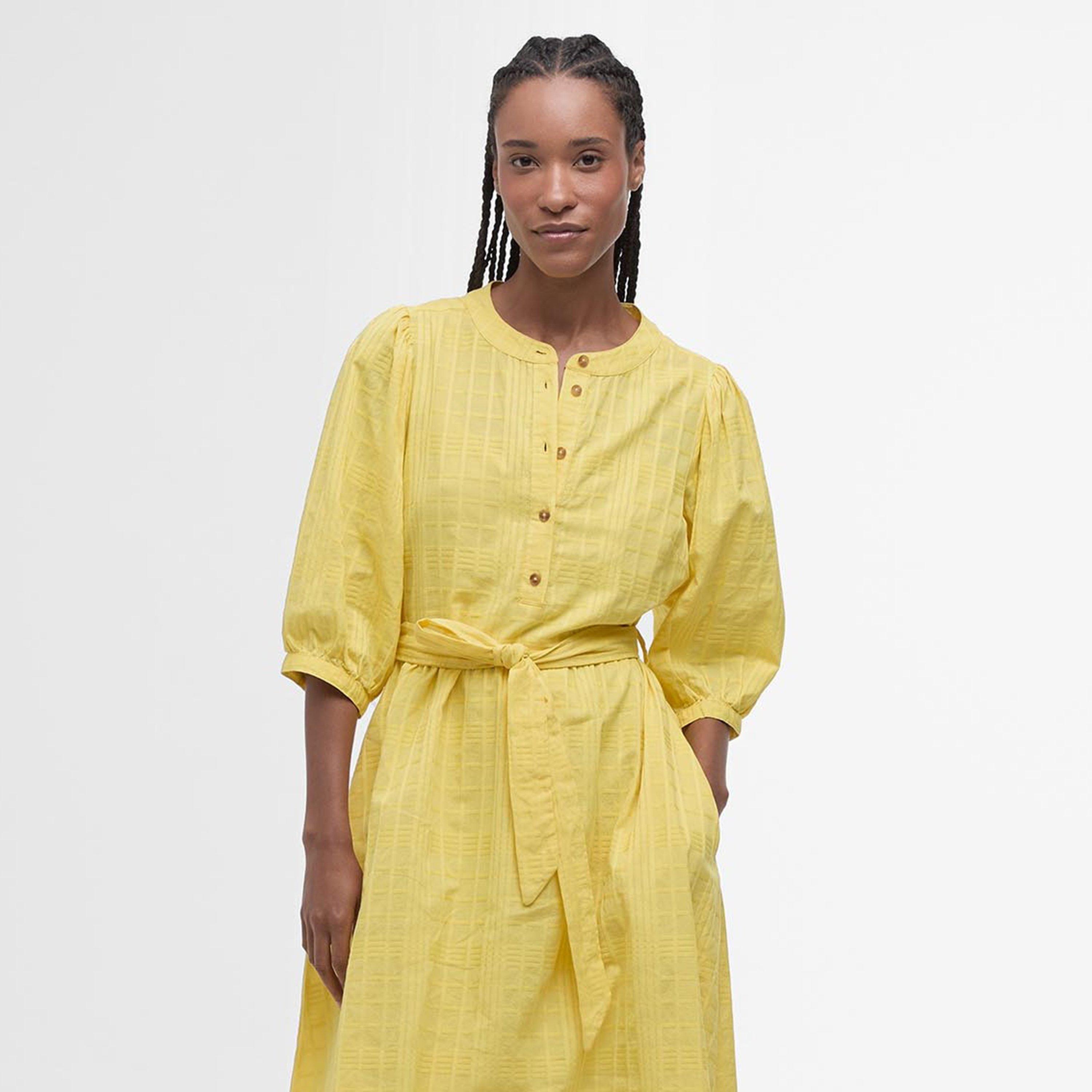 Sunray Yellow - Barbour - Heidi Midi Dress - 2