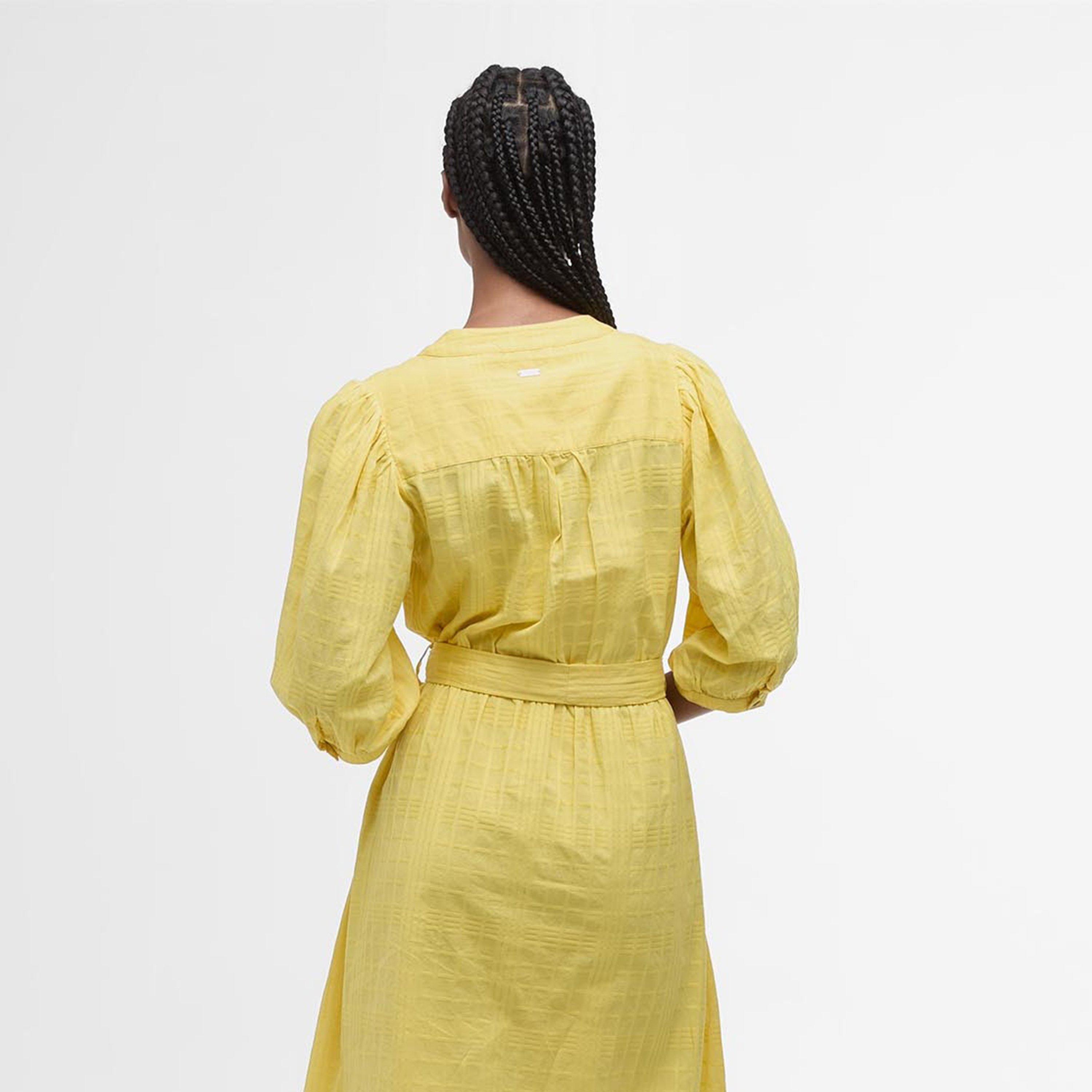 Sunray Yellow - Barbour - Heidi Midi Dress - 3