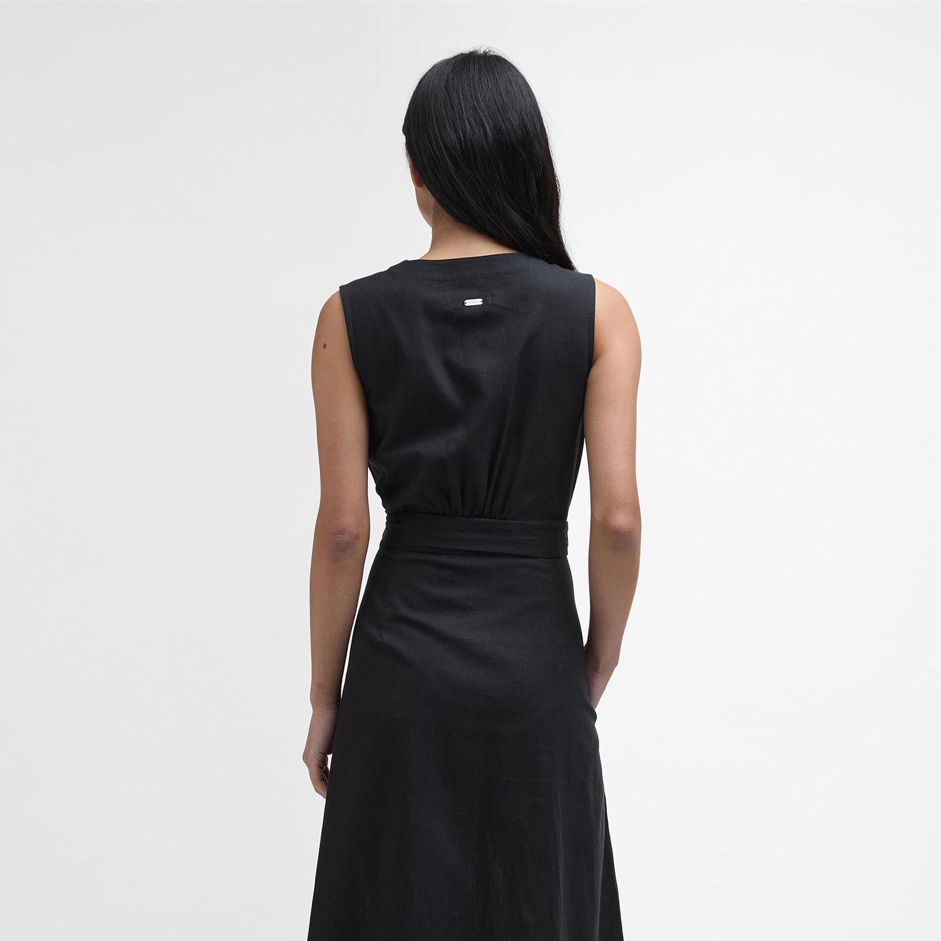 Black - Barbour - Elsie Midi Dress - 3