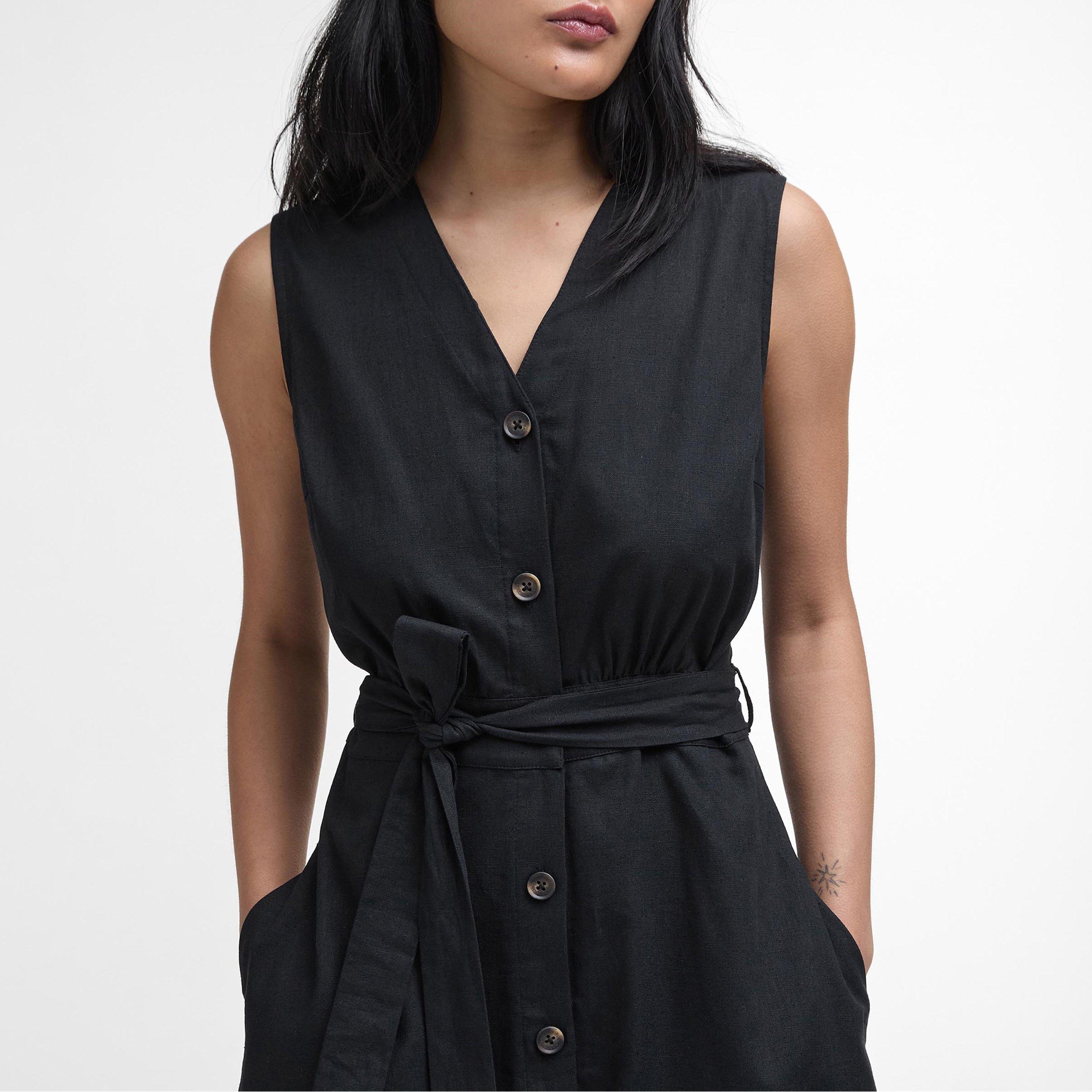 Black - Barbour - Elsie Midi Dress - 4
