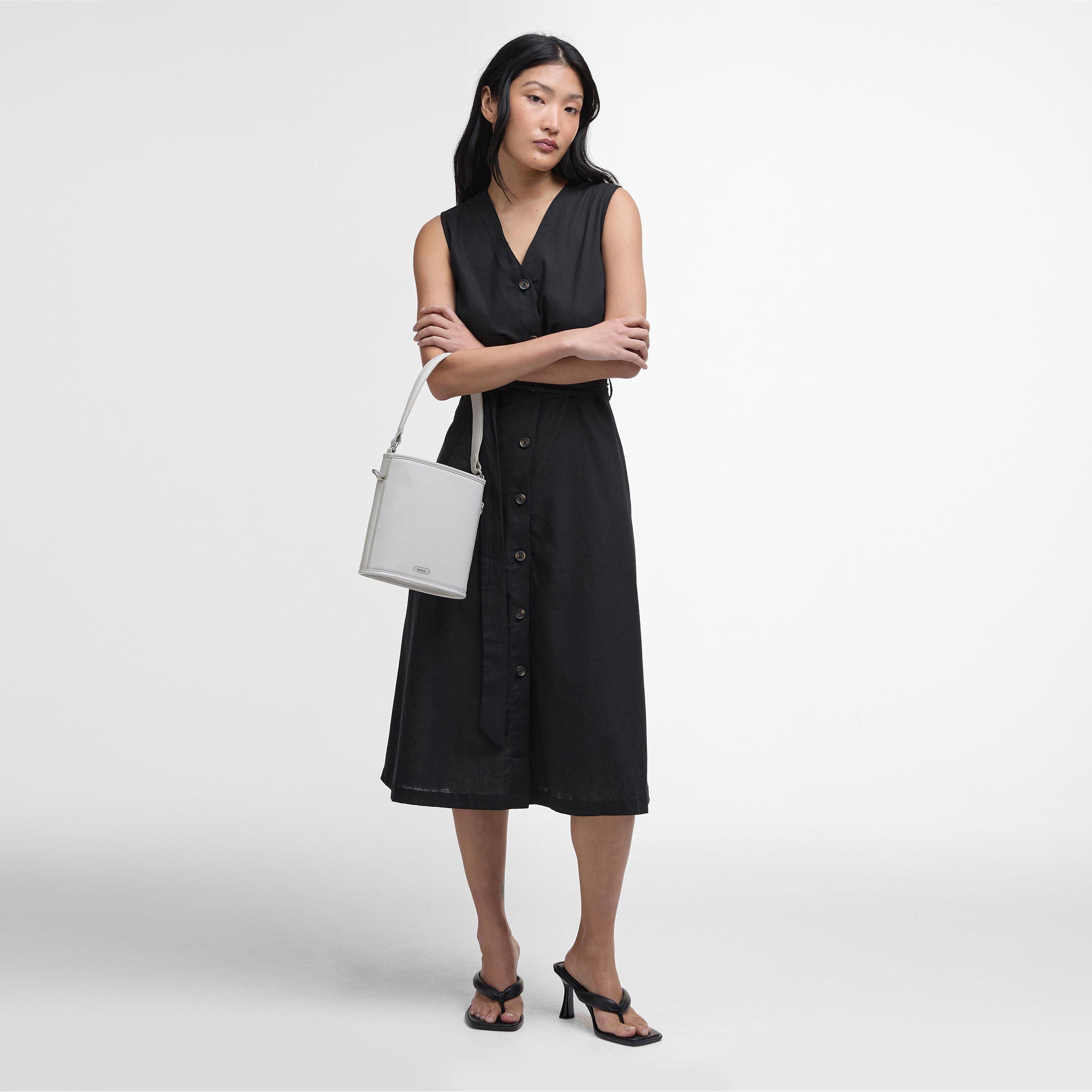 Black - Barbour - Elsie Midi Dress - 5