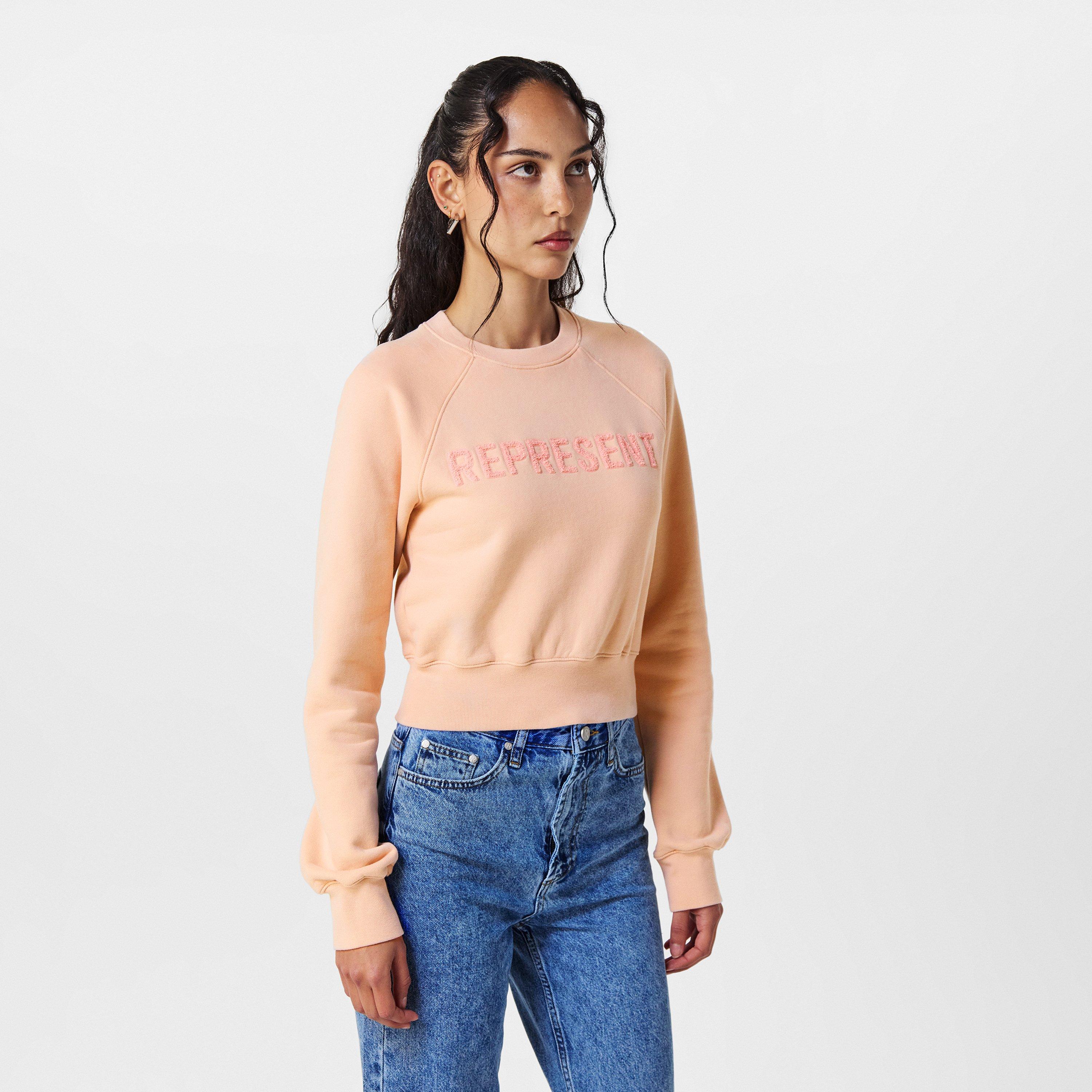 Pink - Represent - Women's Rep Fly Cropped Sweatshirt - 3