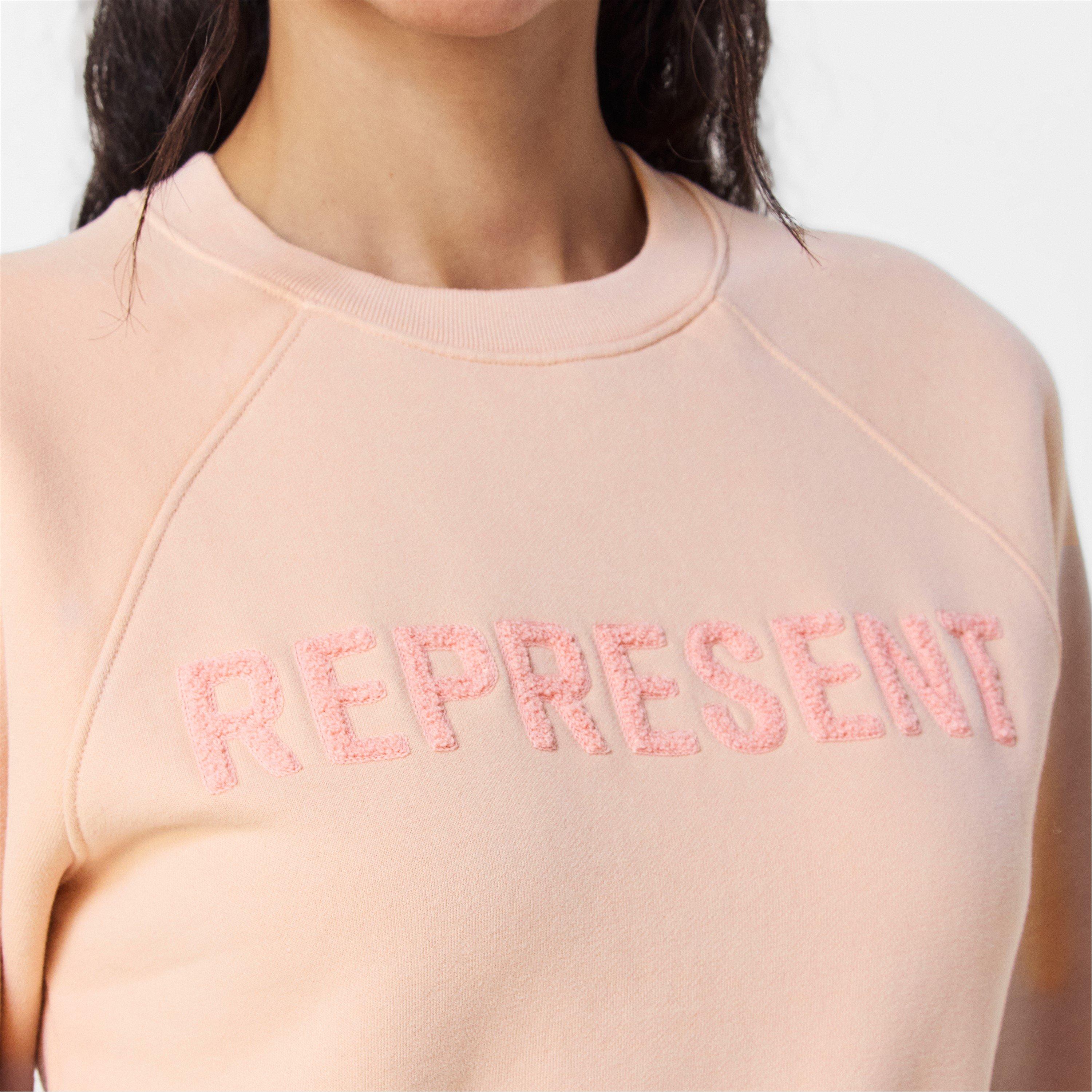 Pink - Represent - Women's Rep Fly Cropped Sweatshirt - 5