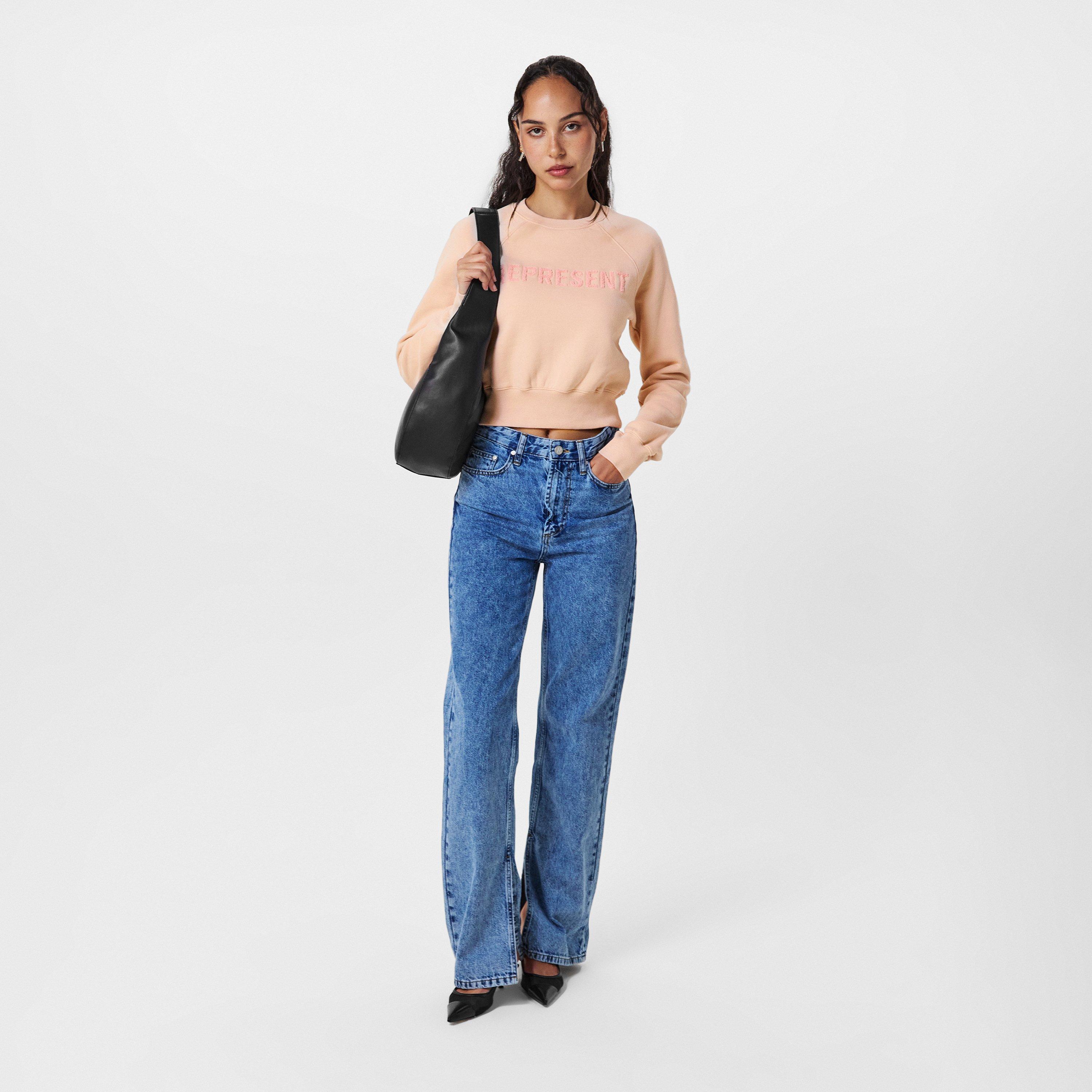 Pink - Represent - Women's Rep Fly Cropped Sweatshirt - 6