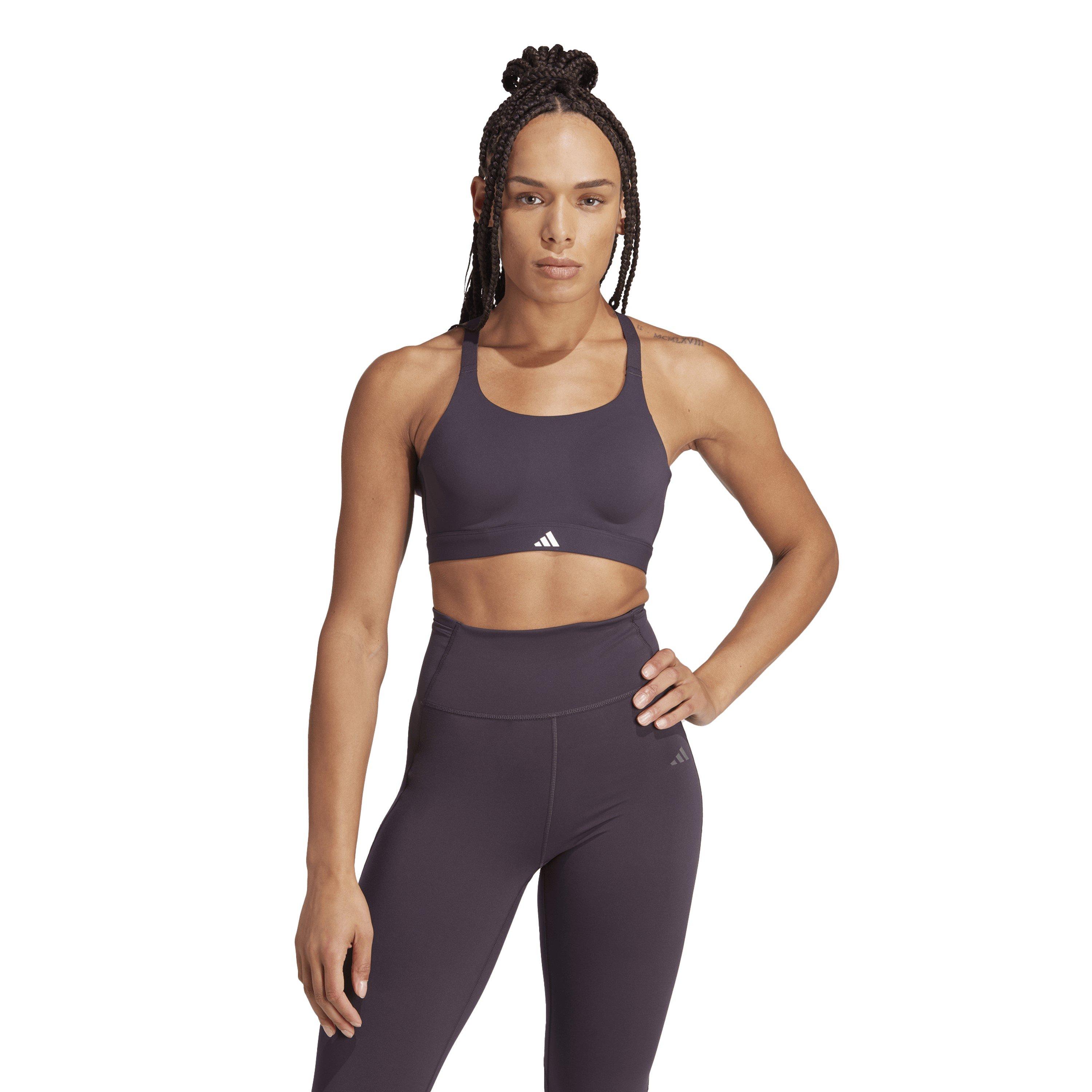 Lilla - adidas - Tlrdim Luxe Hs High Impact Sports Bra Womens - 3