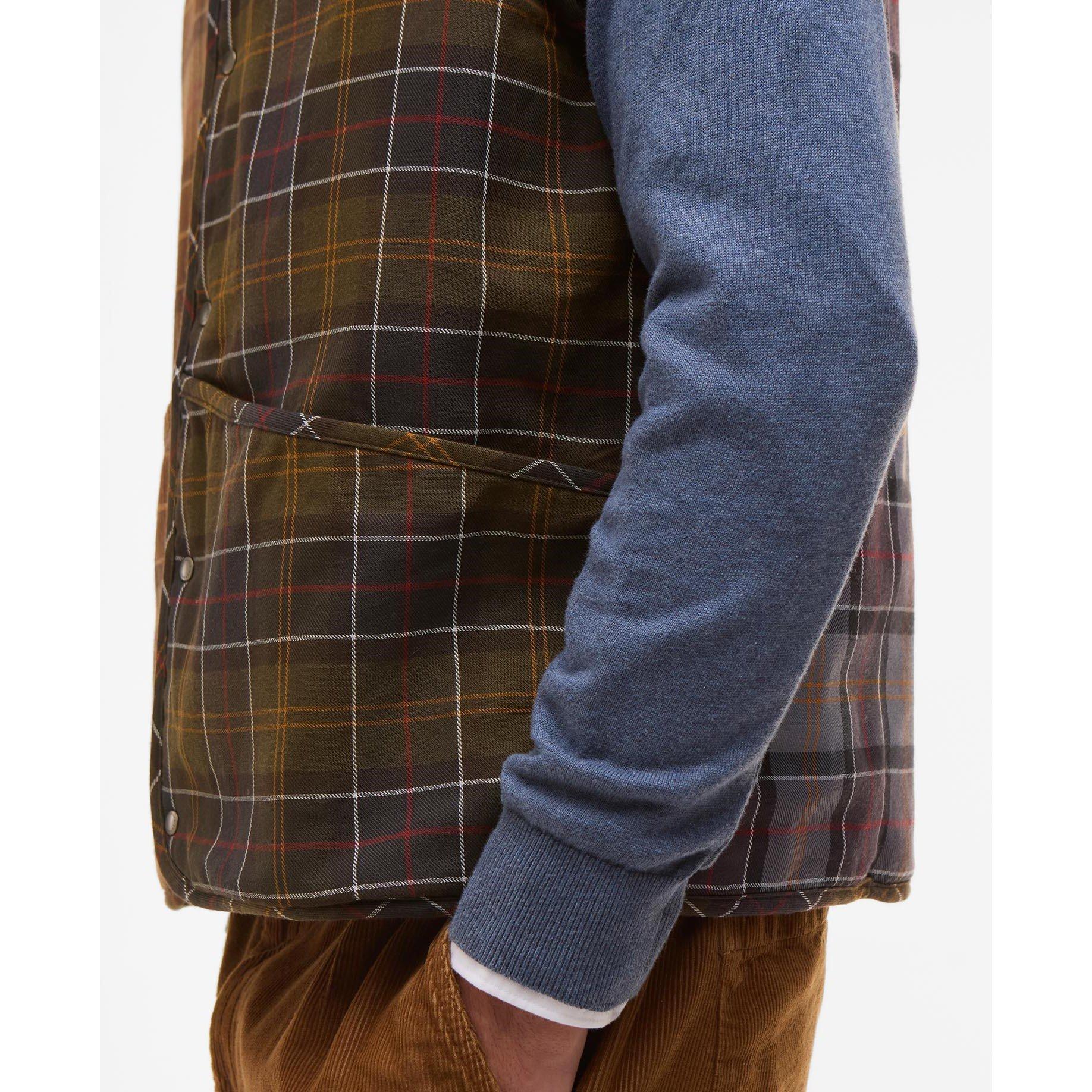 Tartan TN28 - Paul Smith X Barbour - Men's Liner Sleeveless Gilet - 11