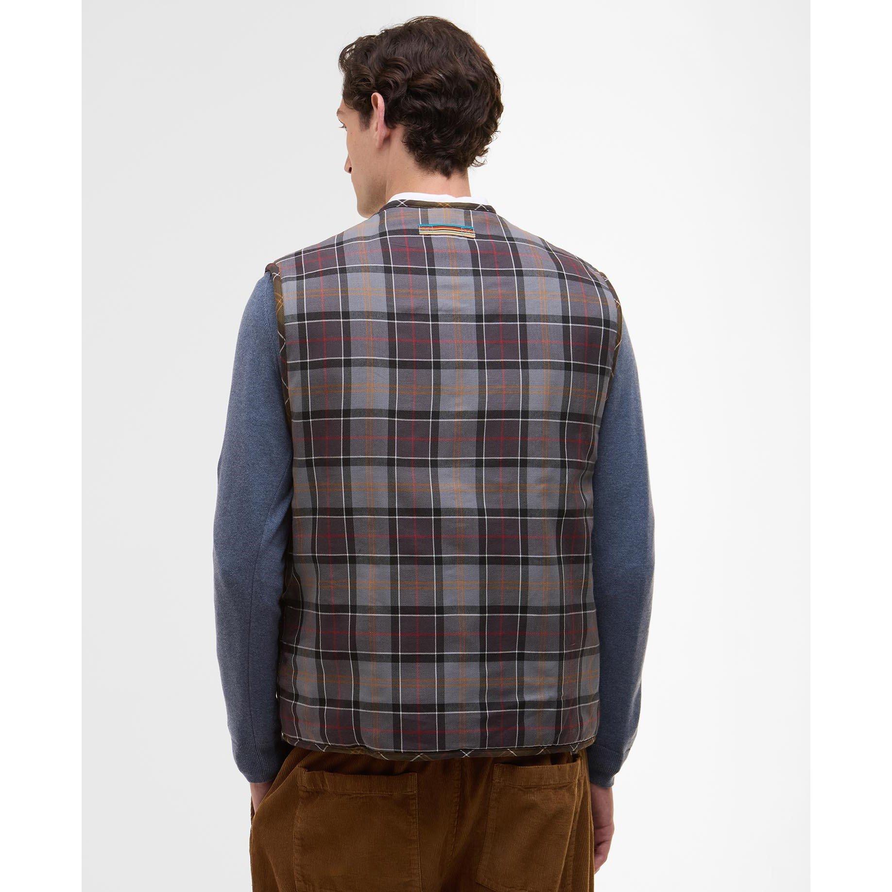 Tartan TN28 - Paul Smith X Barbour - Men's Liner Sleeveless Gilet - 5