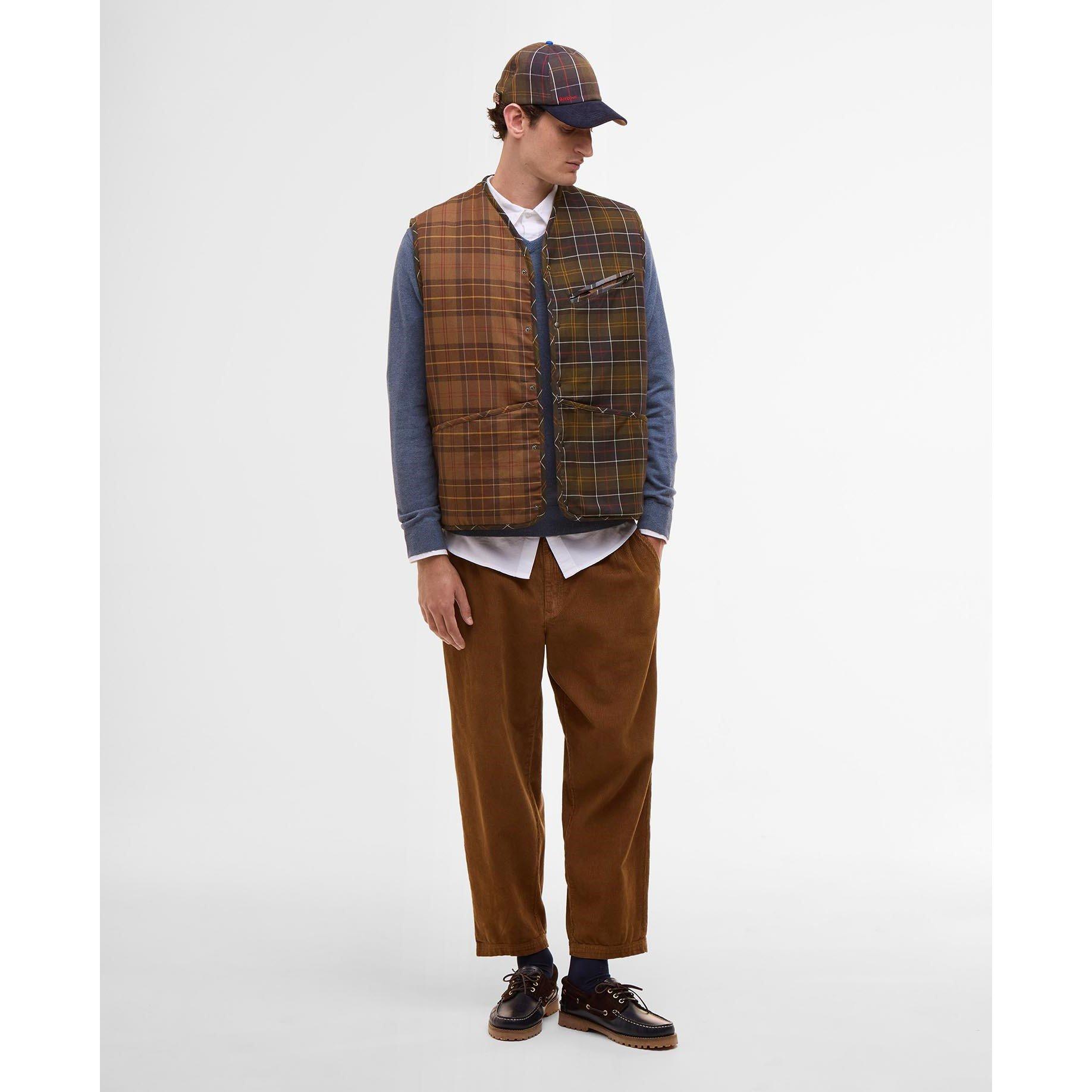 Tartan TN28 - Paul Smith X Barbour - Men's Liner Sleeveless Gilet - 7