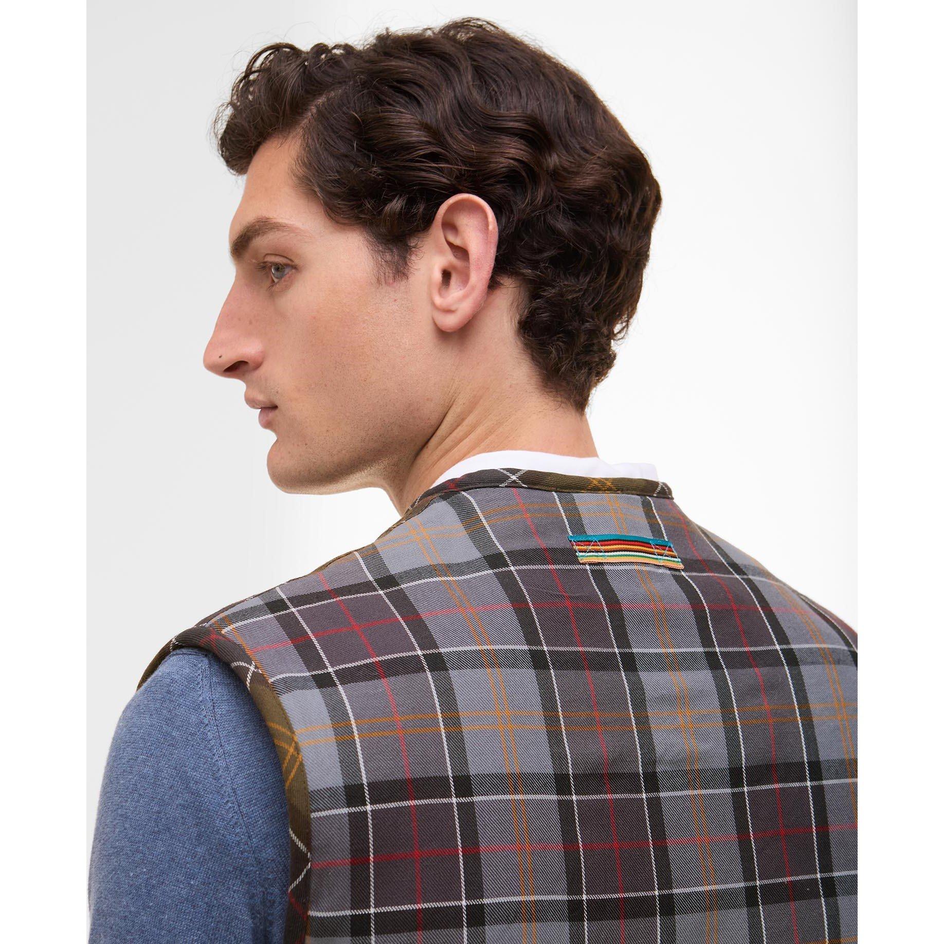 Tartan TN28 - Paul Smith X Barbour - Men's Liner Sleeveless Gilet - 10
