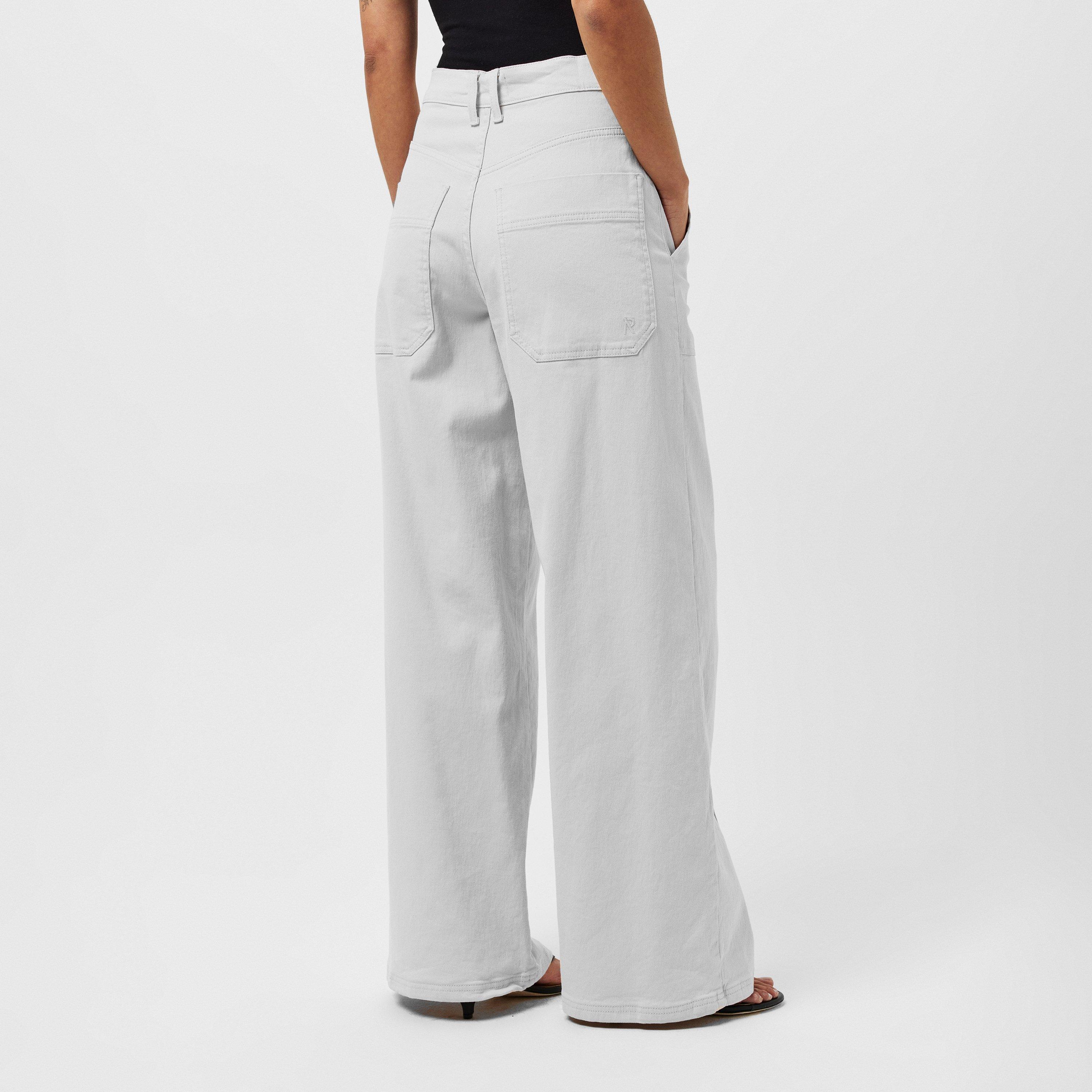 White - Represent - Women's Rep Energy Trousers Wide Jeans - 4