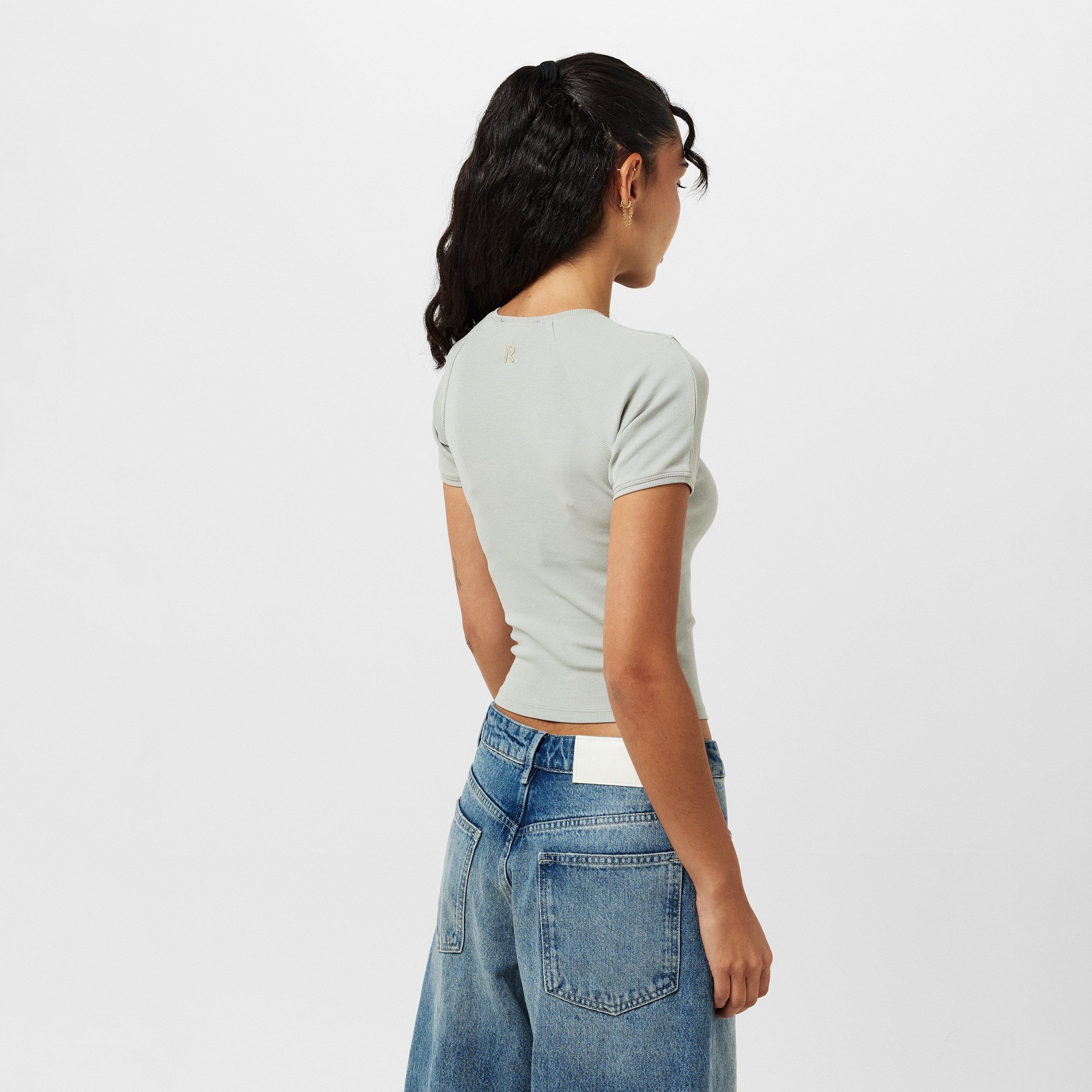 Grey - Represent - Women's Rep Initial Baby T Tee - 4