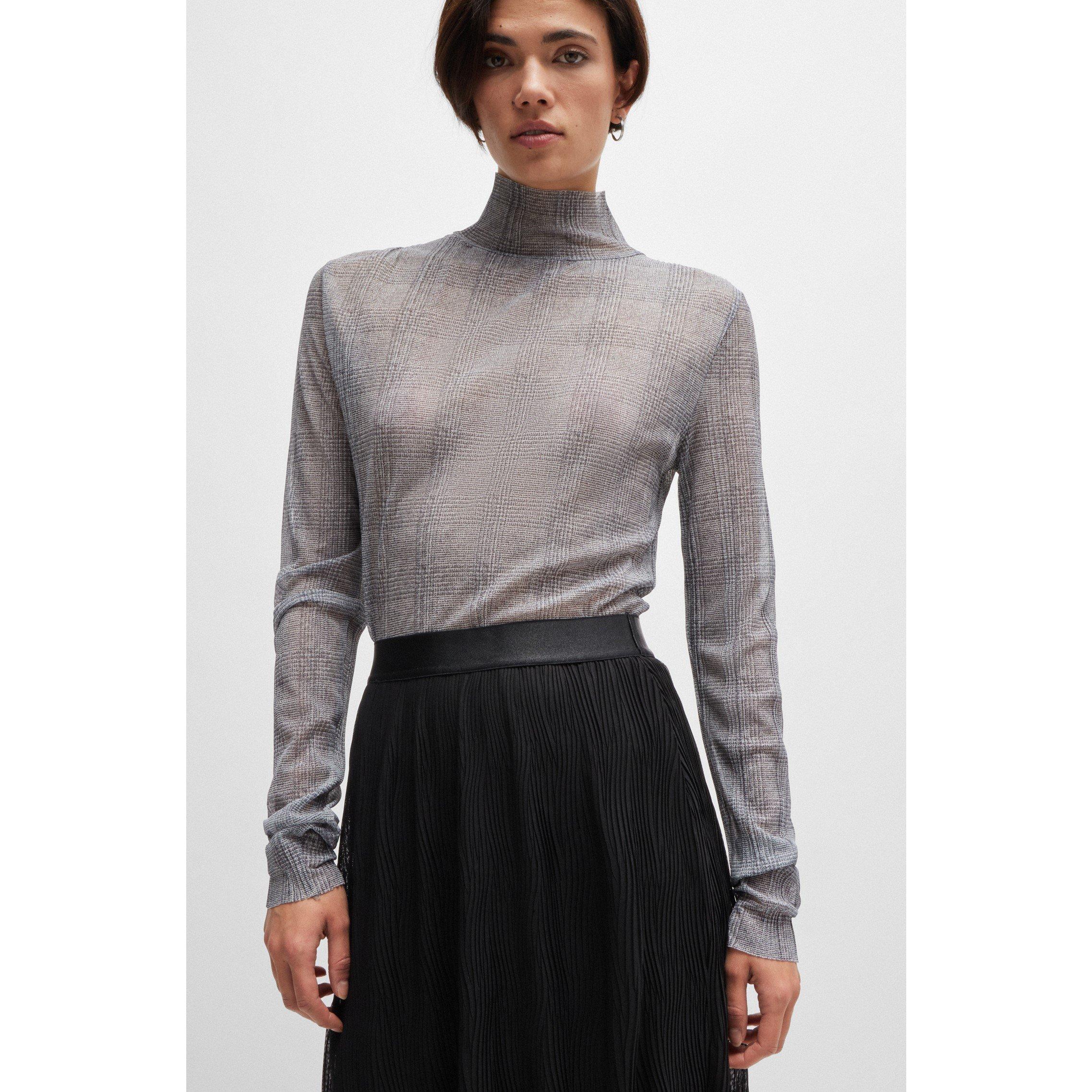 Black - Boss - Evibelle Midi Skirt - 3