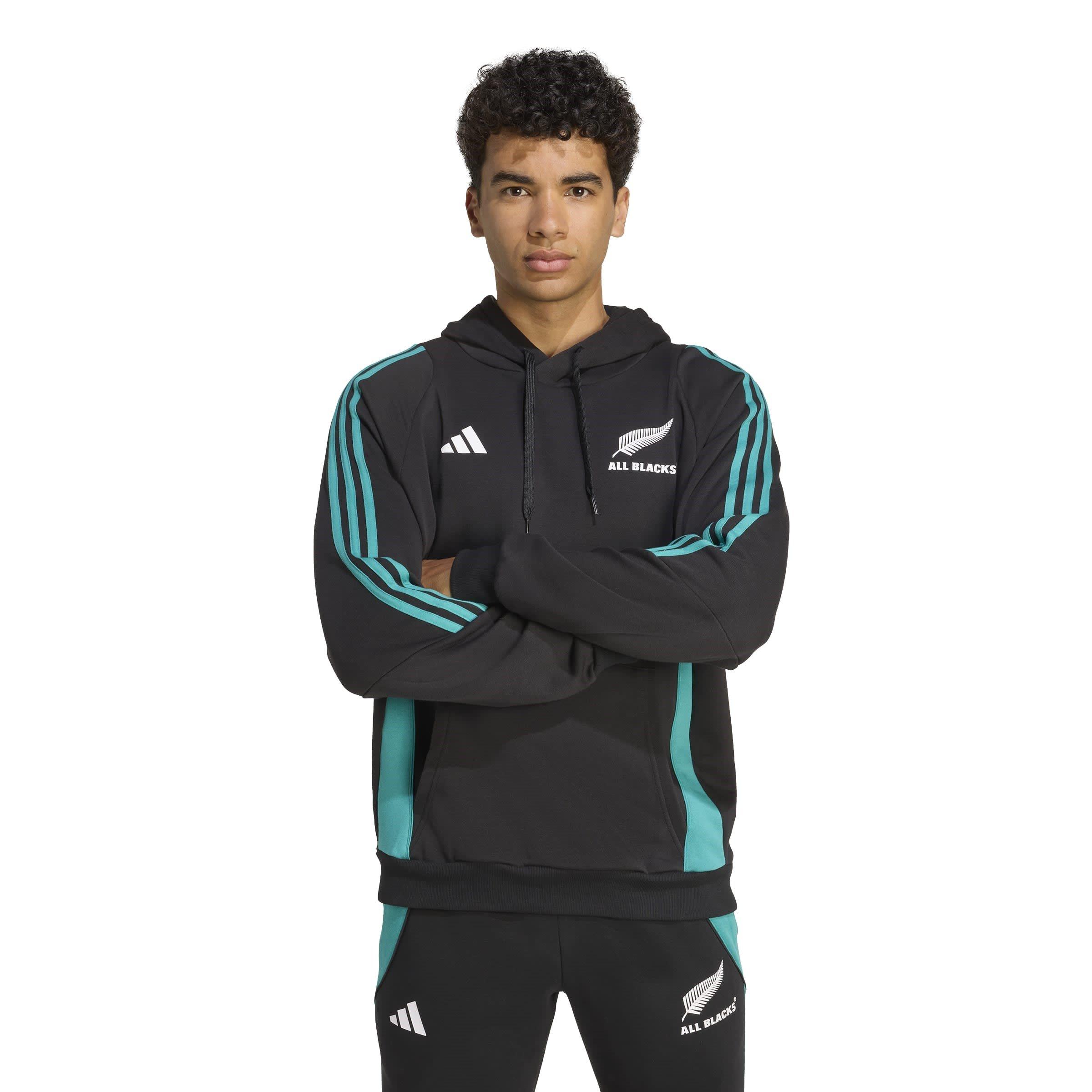 Black/Teal - adidas - All Blacks Hoodie 2025 Mens - 2