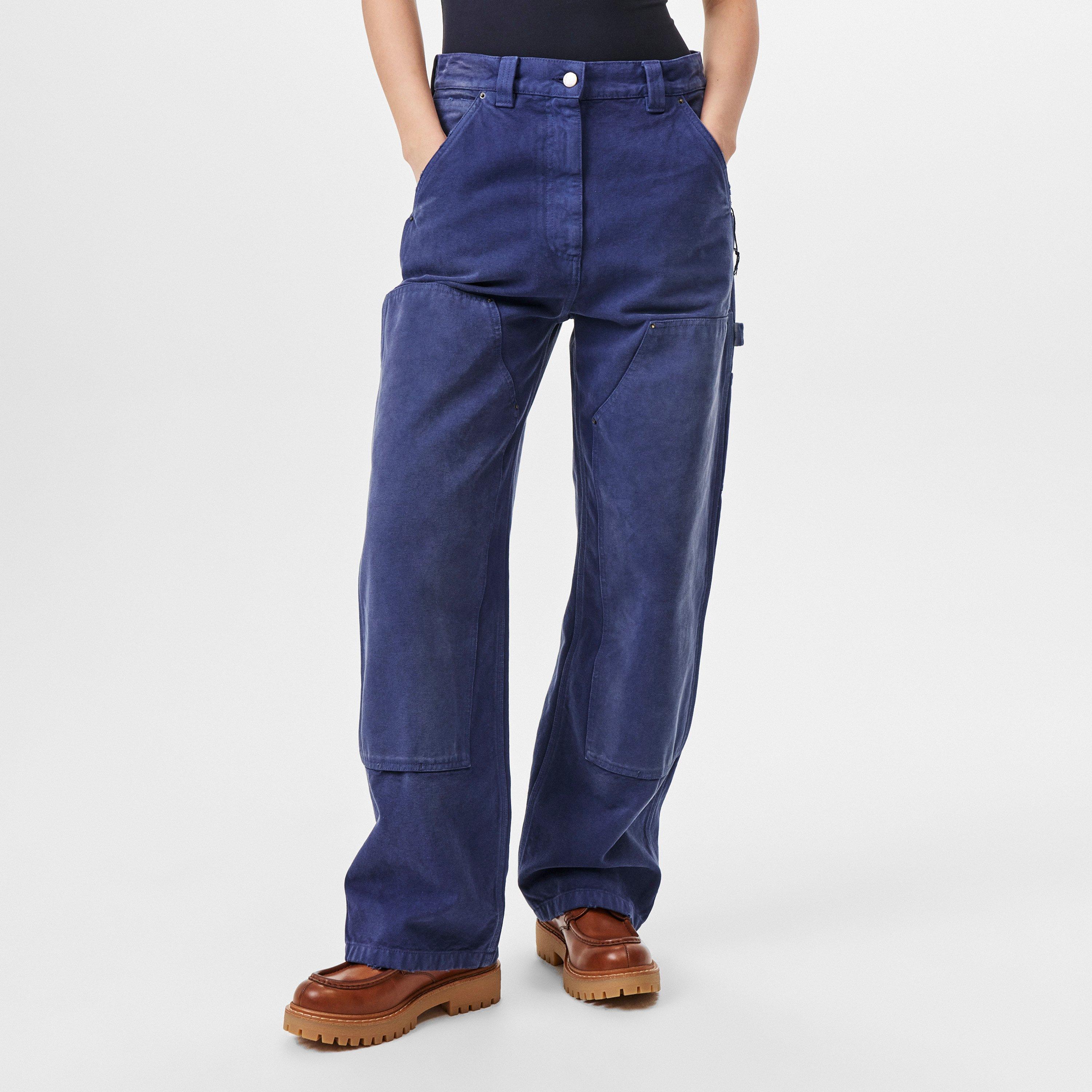 Navy - Prada - Canvas Trousers - 3