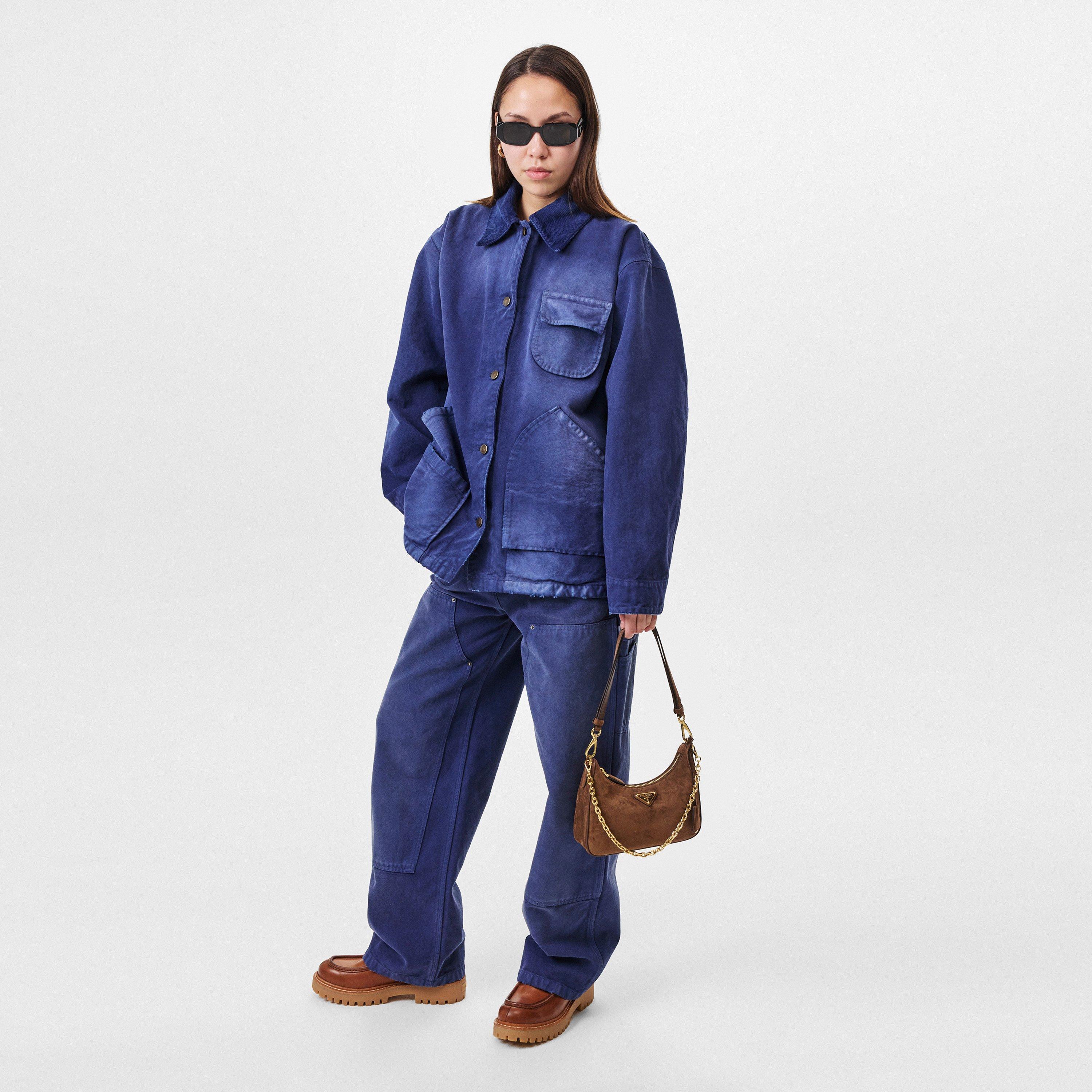 Navy - Prada - Canvas Trousers - 6