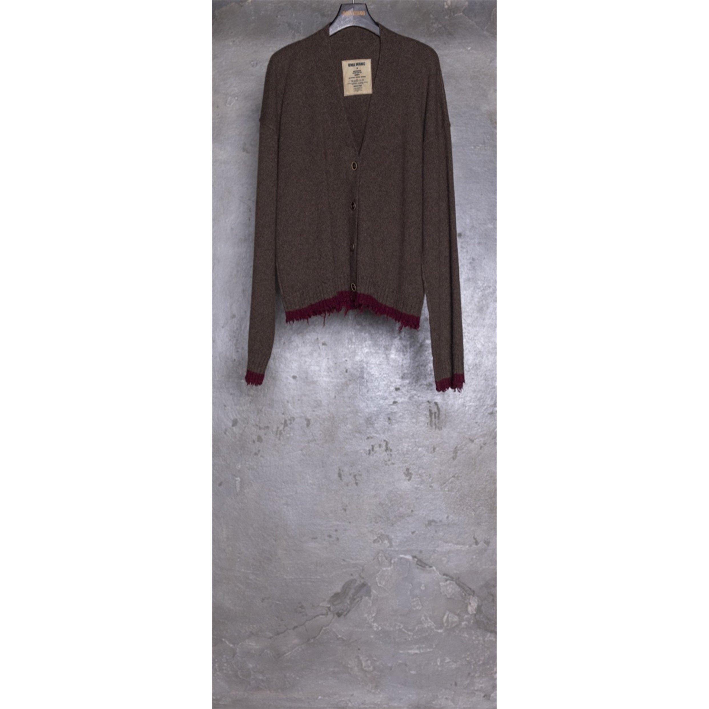 Brown/Red - Uma Wang - Uma Wan Over Cardiga Ld63