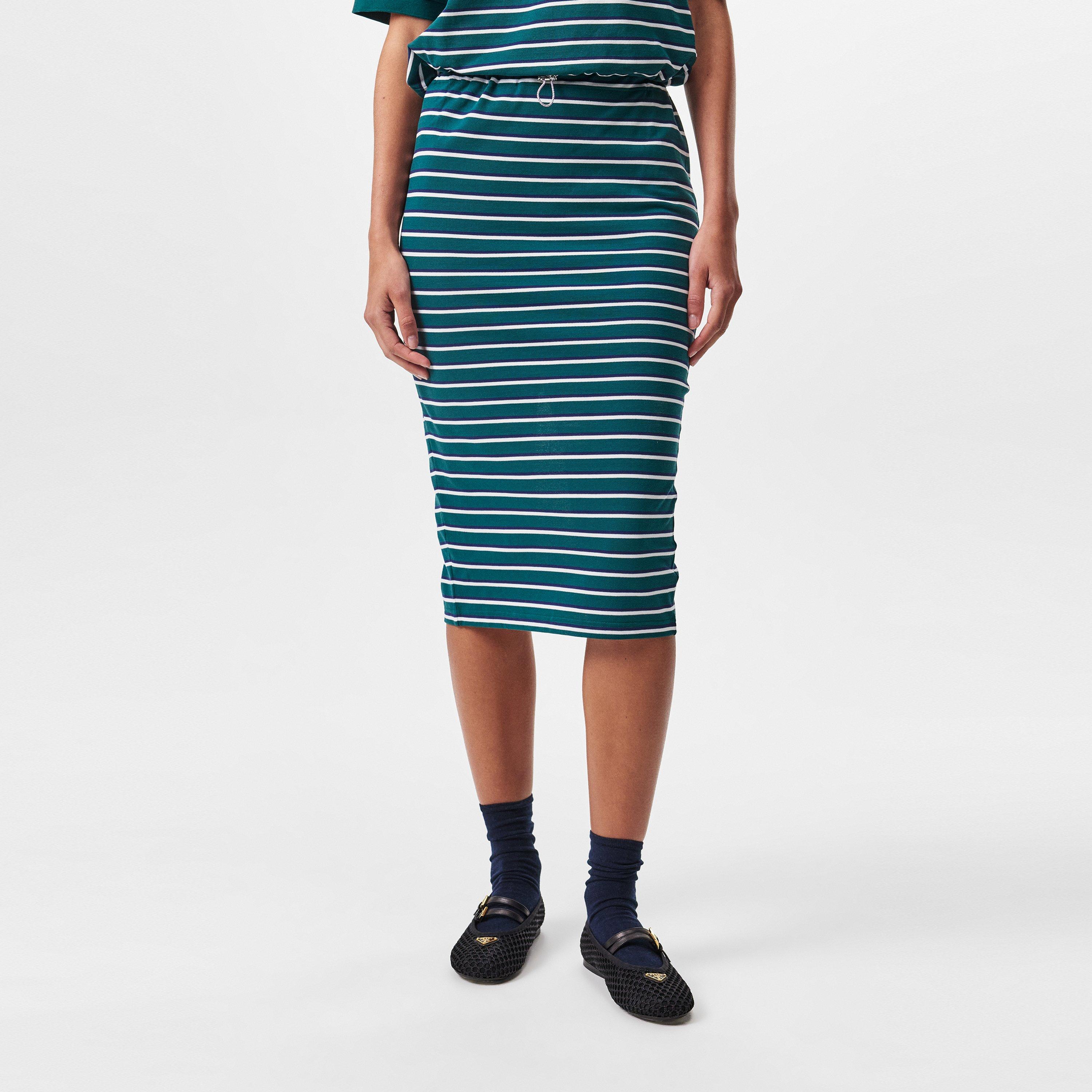 Smeraldo - Prada - Women's Piquet Midi Skirt - 3