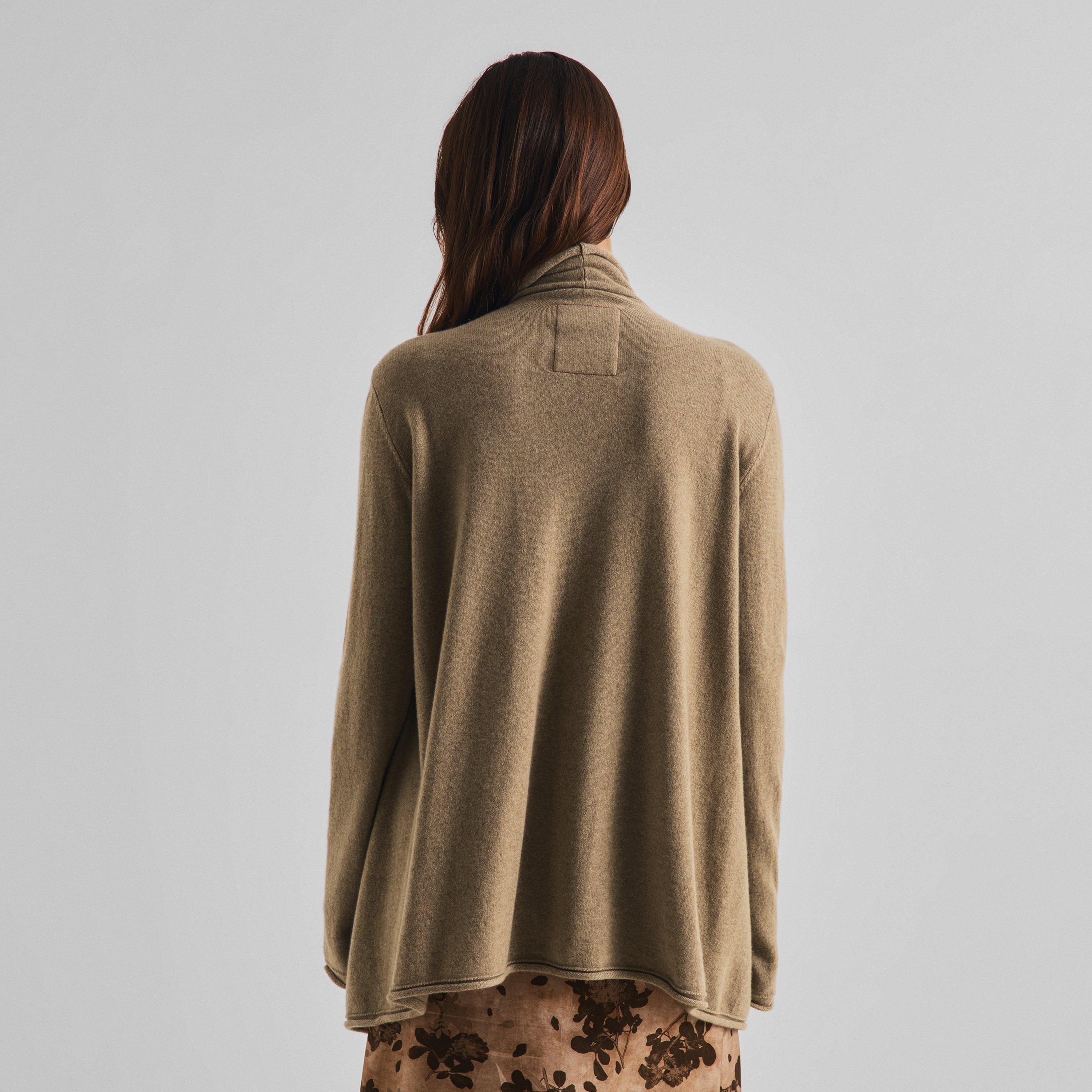 Tan - Uma Wang - Women's Rouges Cashmere Cardigan - 4
