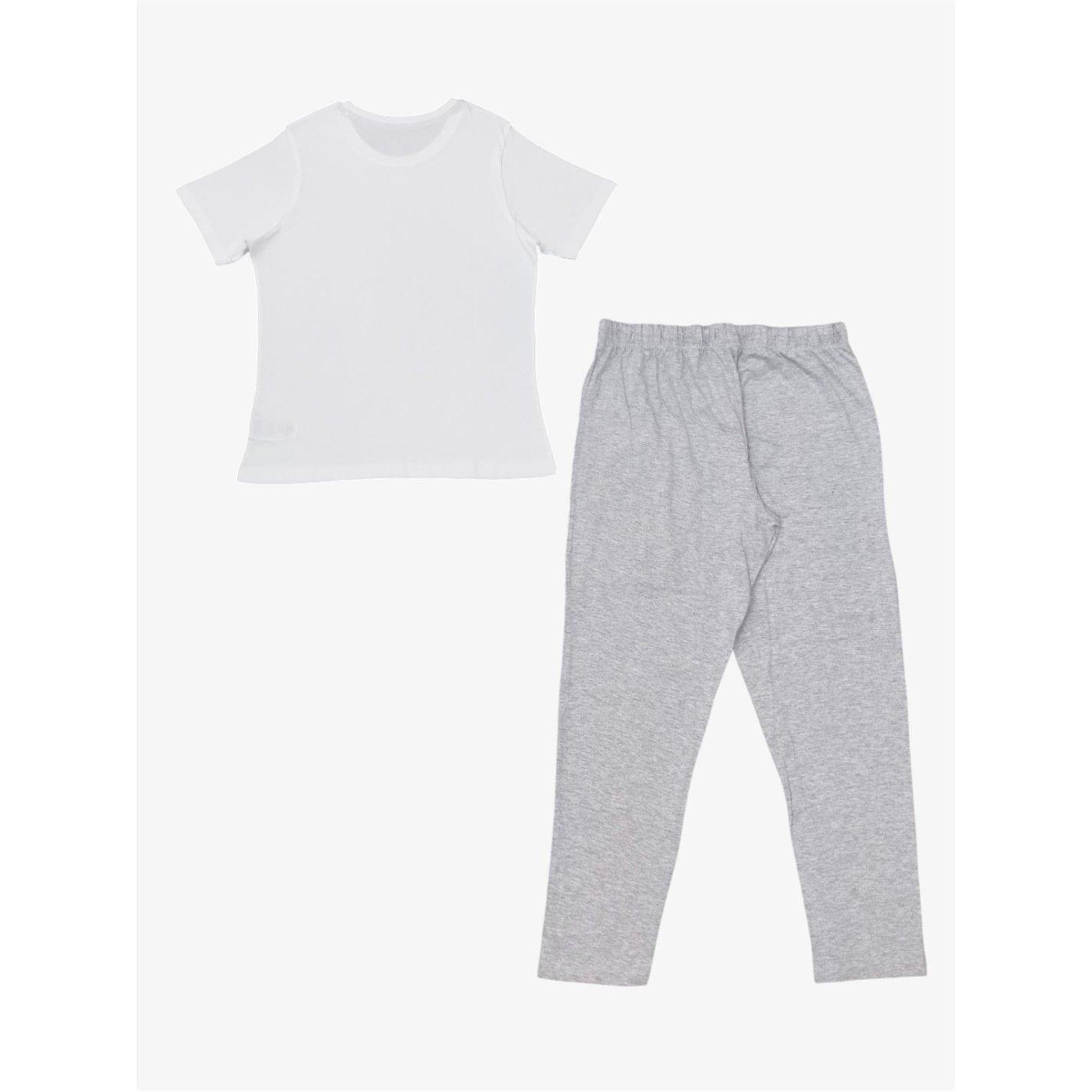Grey - Linea - Long-Sleeve Pyjama Set - 2
