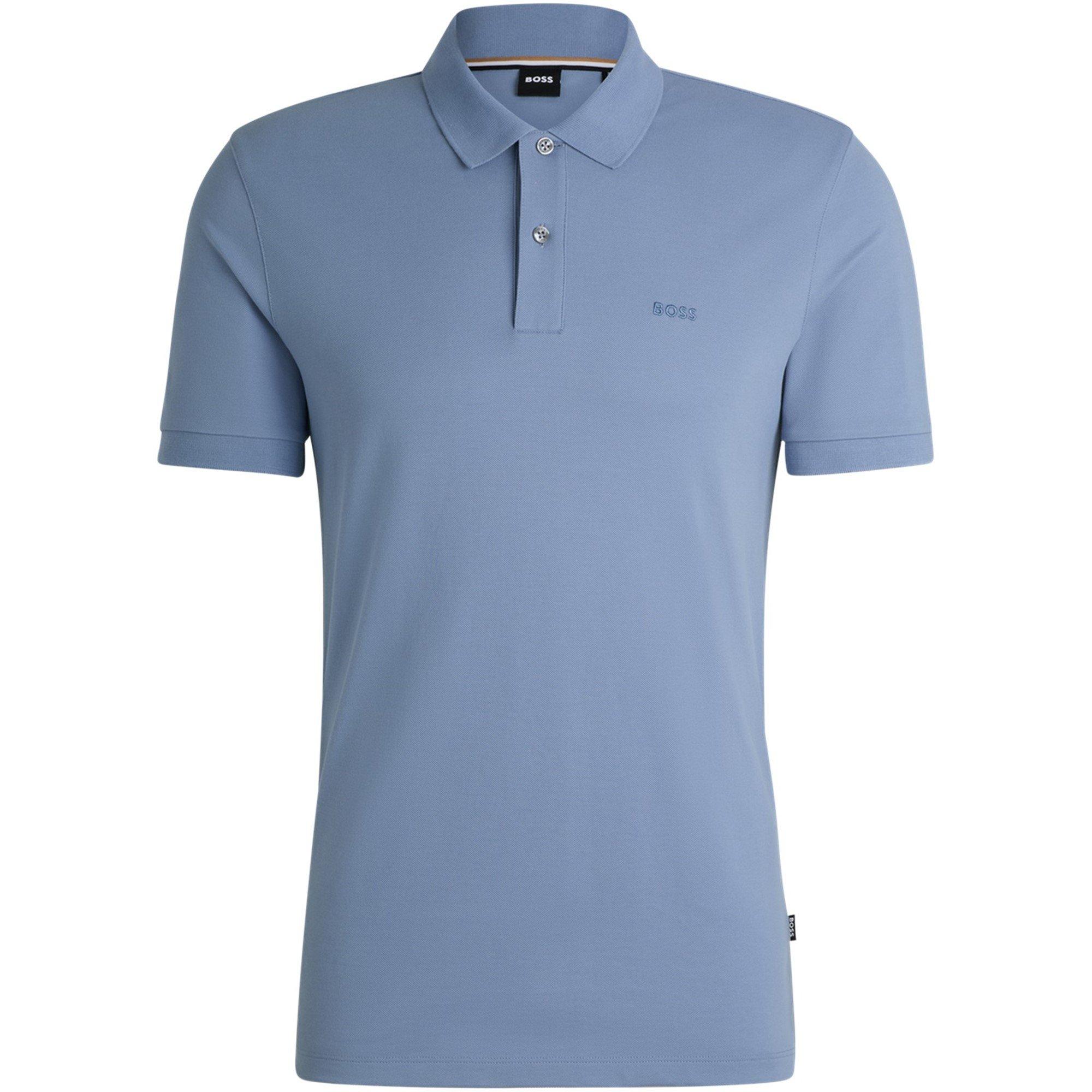 Open Blue - Boss - Men's Pallas Cotton Short Sleeve Polo Shirt - 5